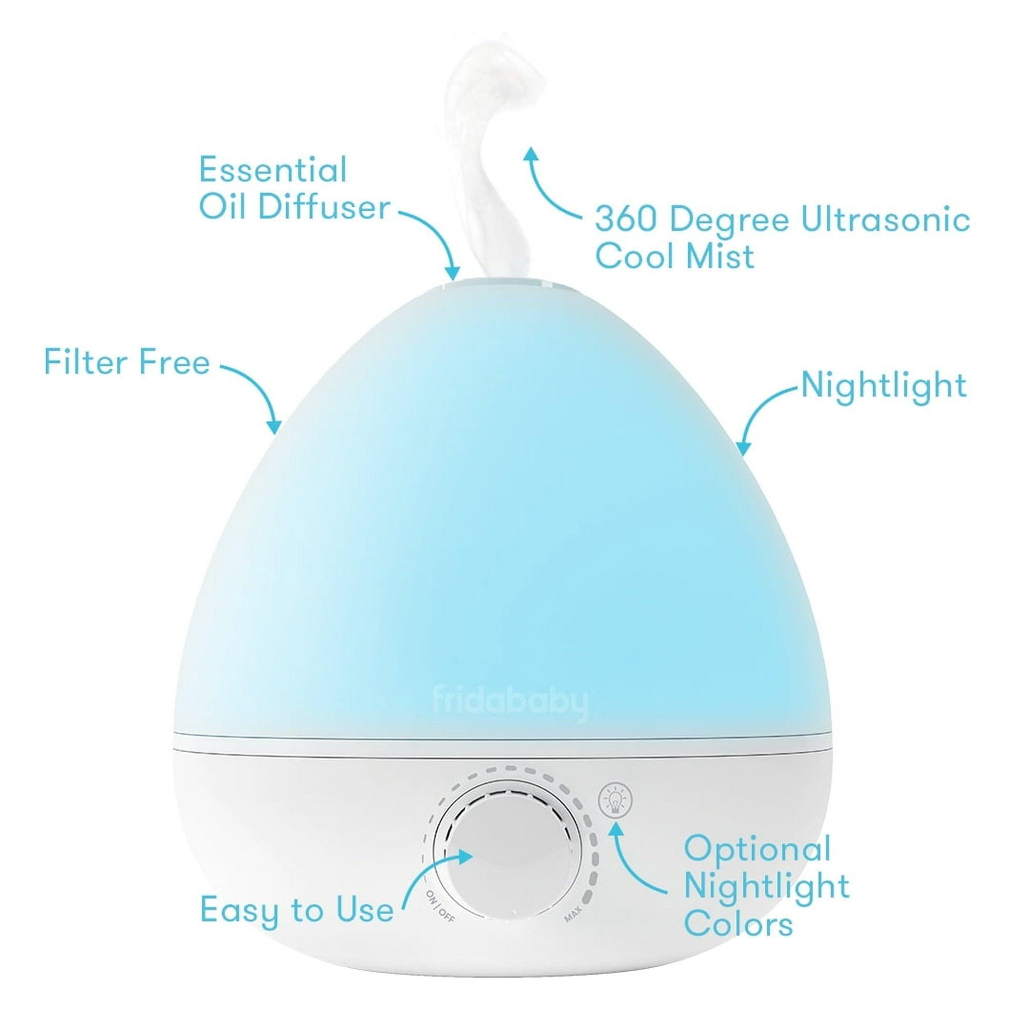 Frida Baby 3-in-1 Humidifier, Diffuser, and Nightlight – Cool Mist Vaporizer - ClubOn