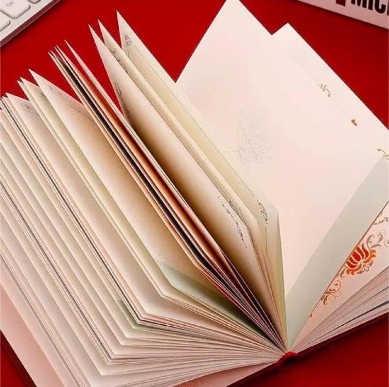 Retro Gothic Style Butterfly Notebook – Hot Stamping Chinese Literary Design - ClubOn