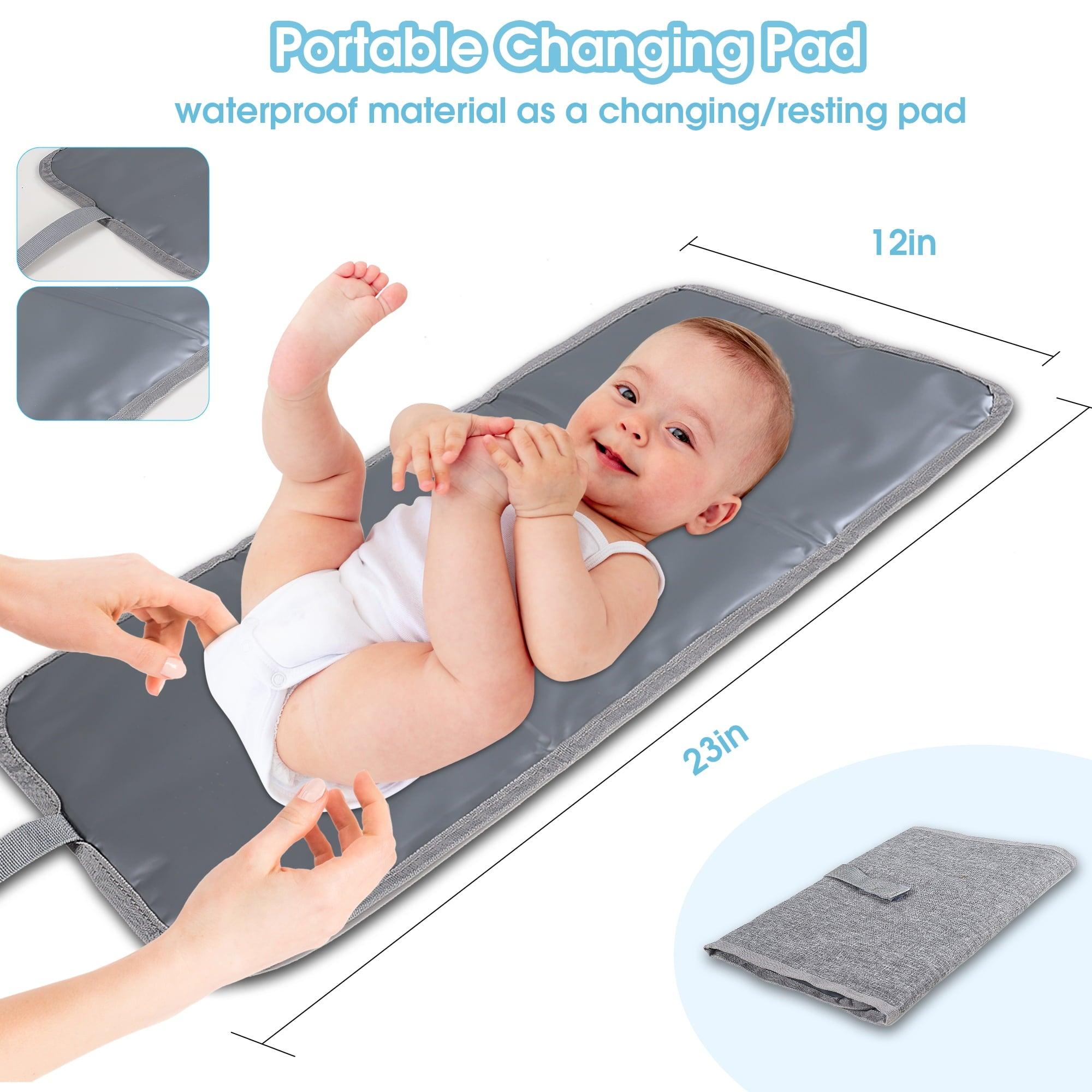 Diaper Bag Backpack – 3-in-1 Multi-Functional Travel Baby Bag with Insulated Pocket & Changing Pad - ClubOn