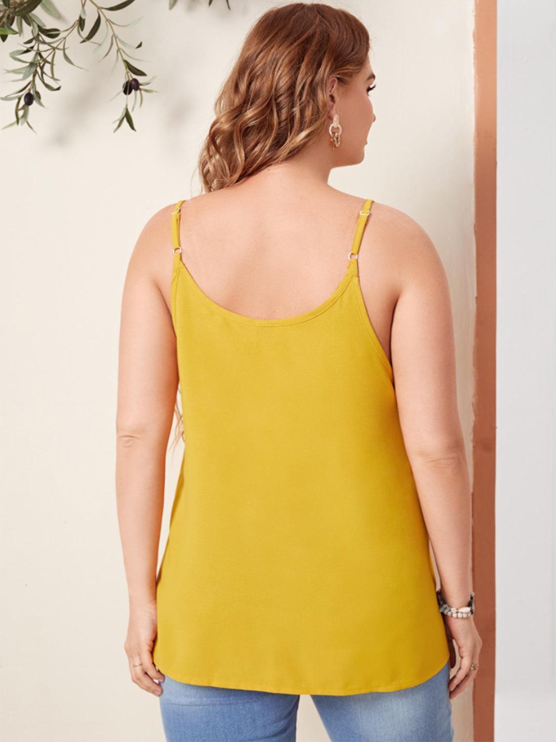 Plus Size Scoop Neck Cami - ClubOn