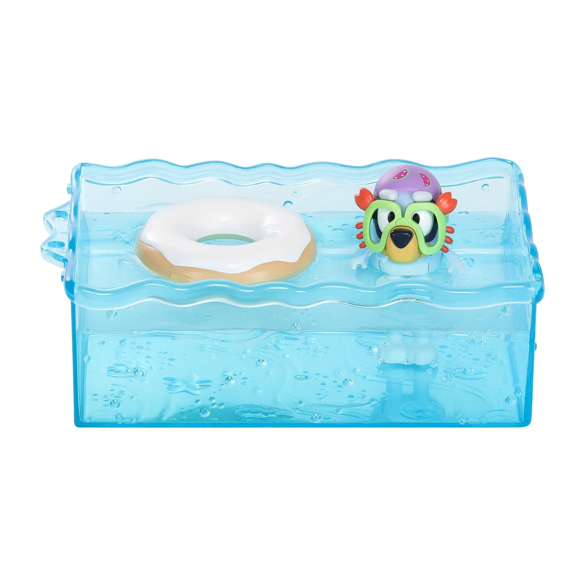 Bluey Beach Cabin Playset with Figure, Goggles, and 10 Pieces – Toddler Toy - ClubOn