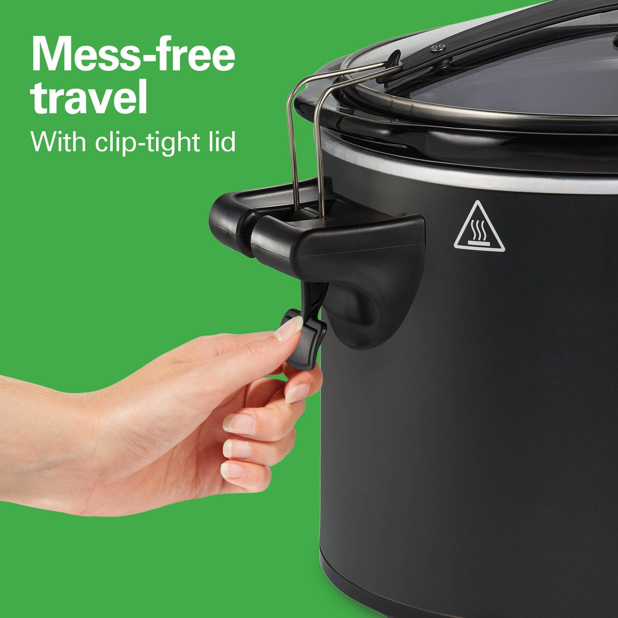 Hamilton Beach 2-Way Programmable Coffee Maker, Single-Serve & 12-Cup Pot, Glass Carafe, Stainless Steel, 47650 - ClubOn