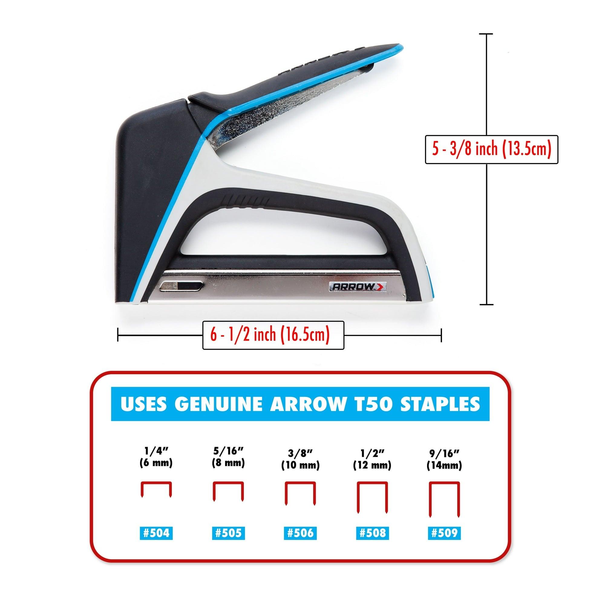 Arrow T50X TacMate Heavy-Duty Manual Staple Gun, For DIY & Home Improvement - ClubOn