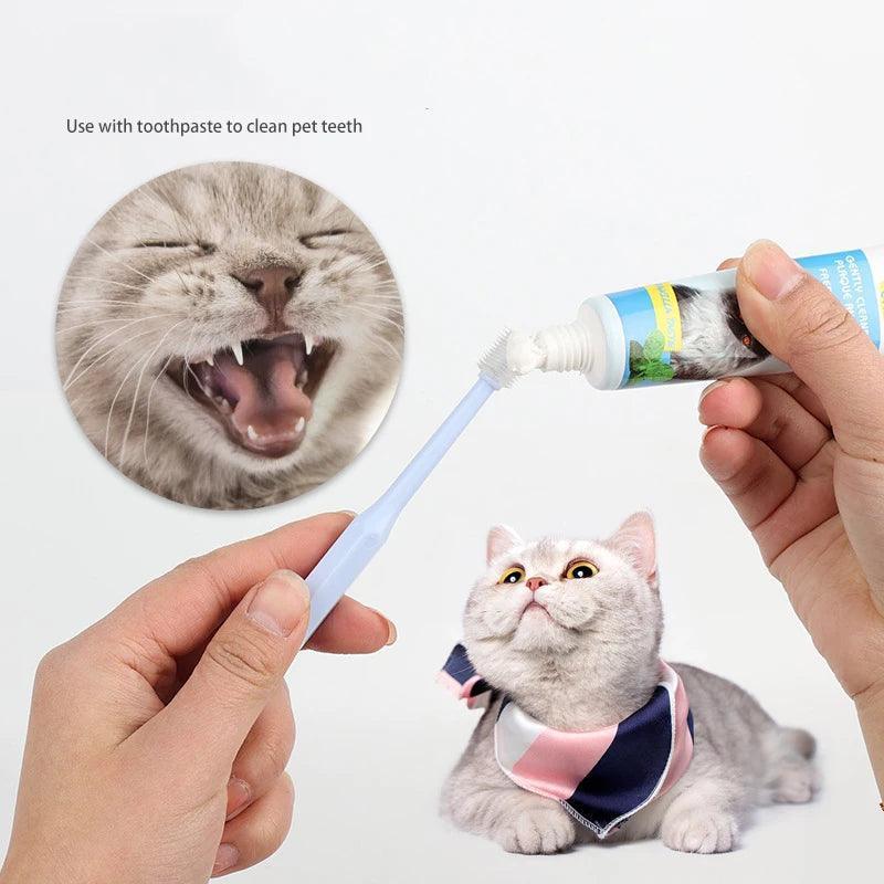 360° Pet Toothbrush | Bad Breath & Tartar Care for Dogs & Cats - ClubOn