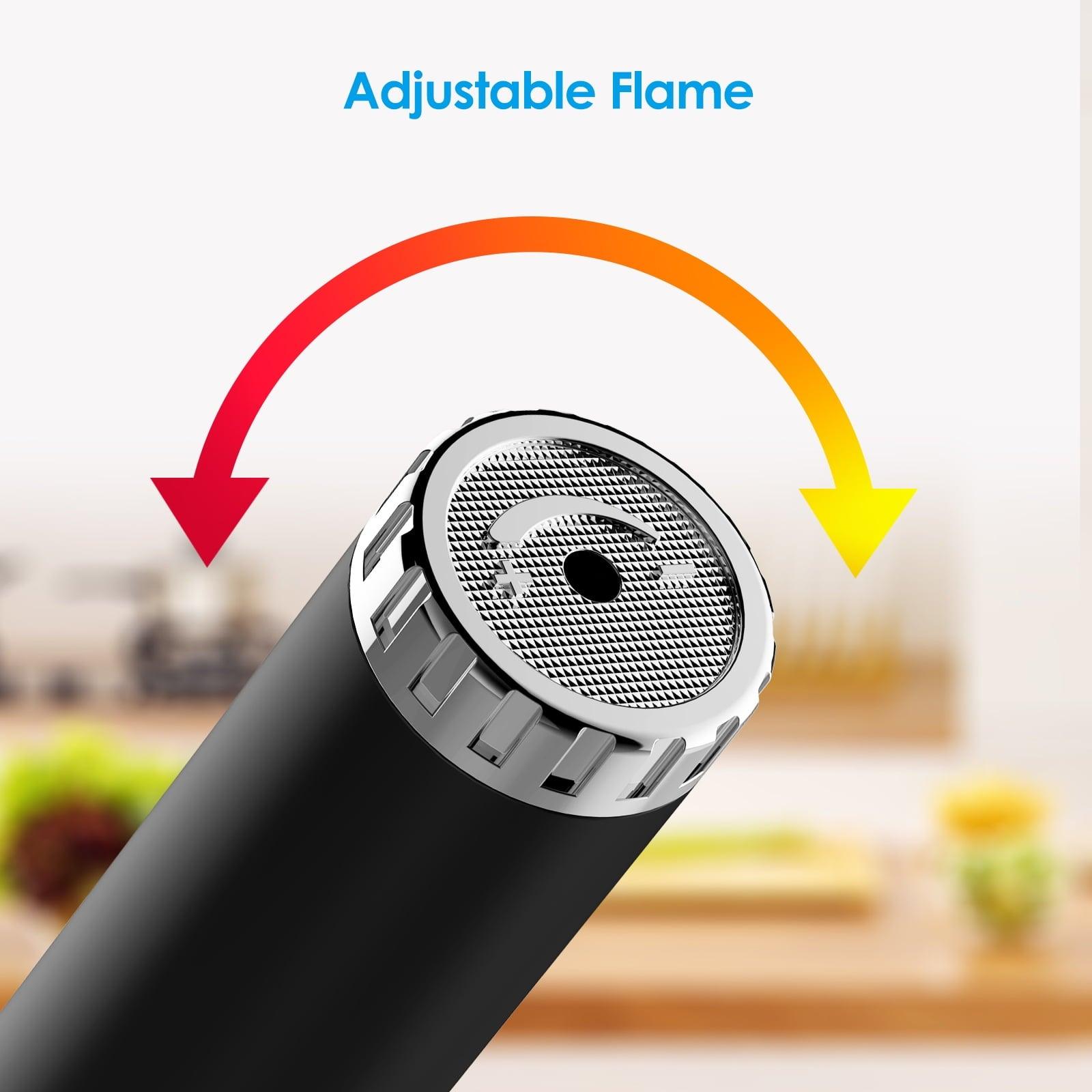 Tecboss Torch Lighters, Butane Jet Flame Refillable Lighter for Grill, BBQ, Candle & Camping - ClubOn