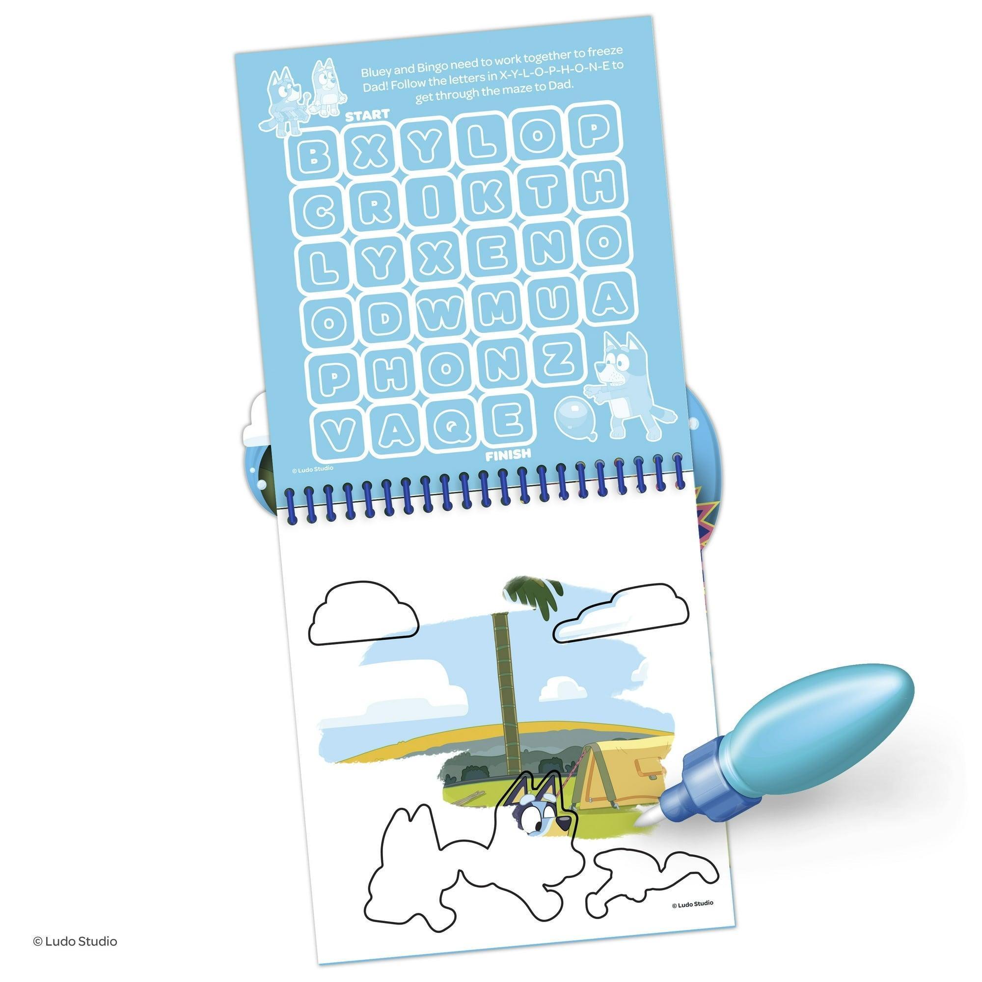 Bluey 3-Page Water Surprise Boards, Imagine Ink – Paperback by Bendon - ClubOn