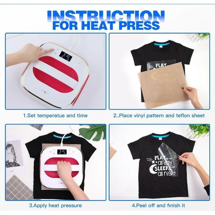 HTVRONT Easy Heat Press Machine, 10