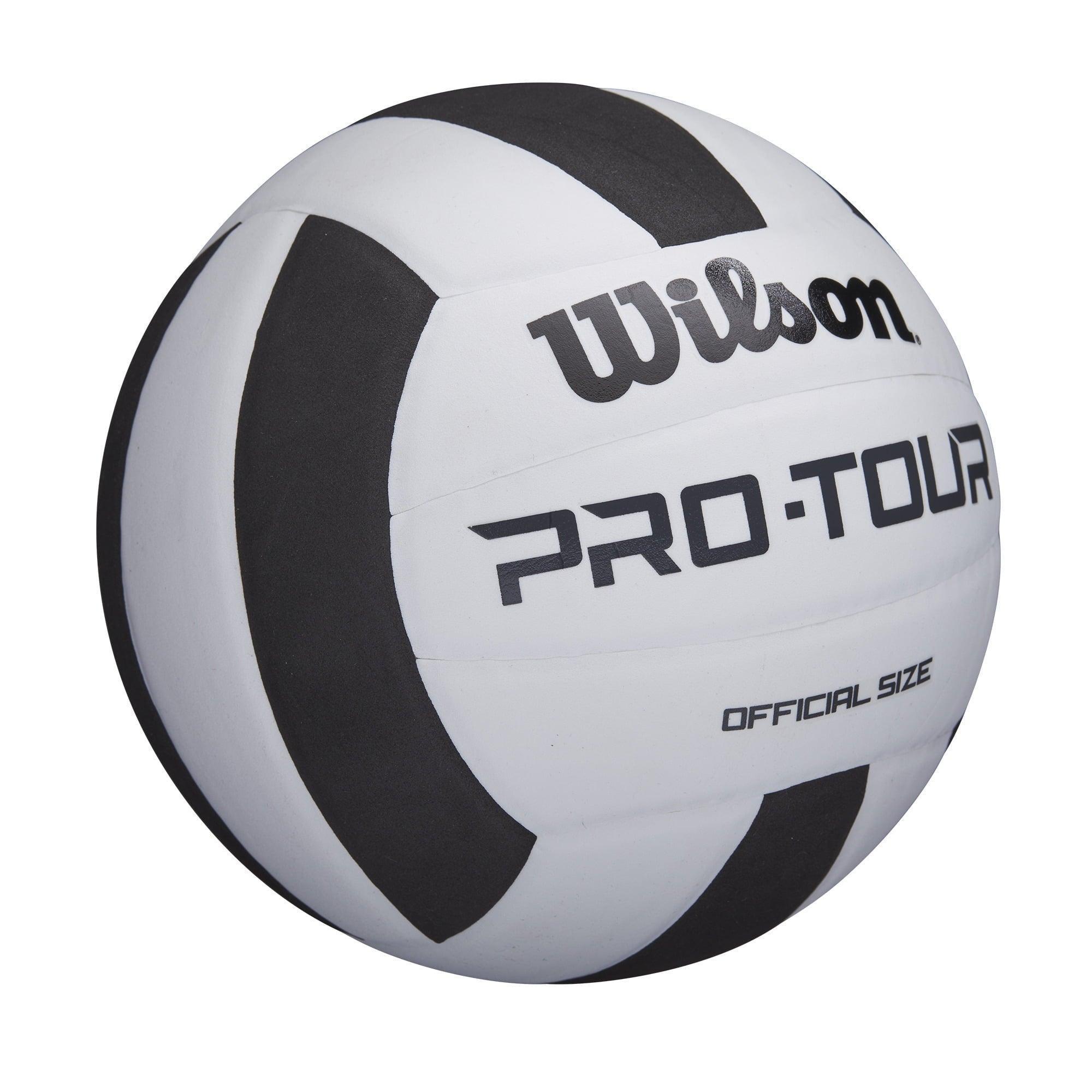 Wilson Pro Tour Indoor Volleyball, Black/White - ClubOn