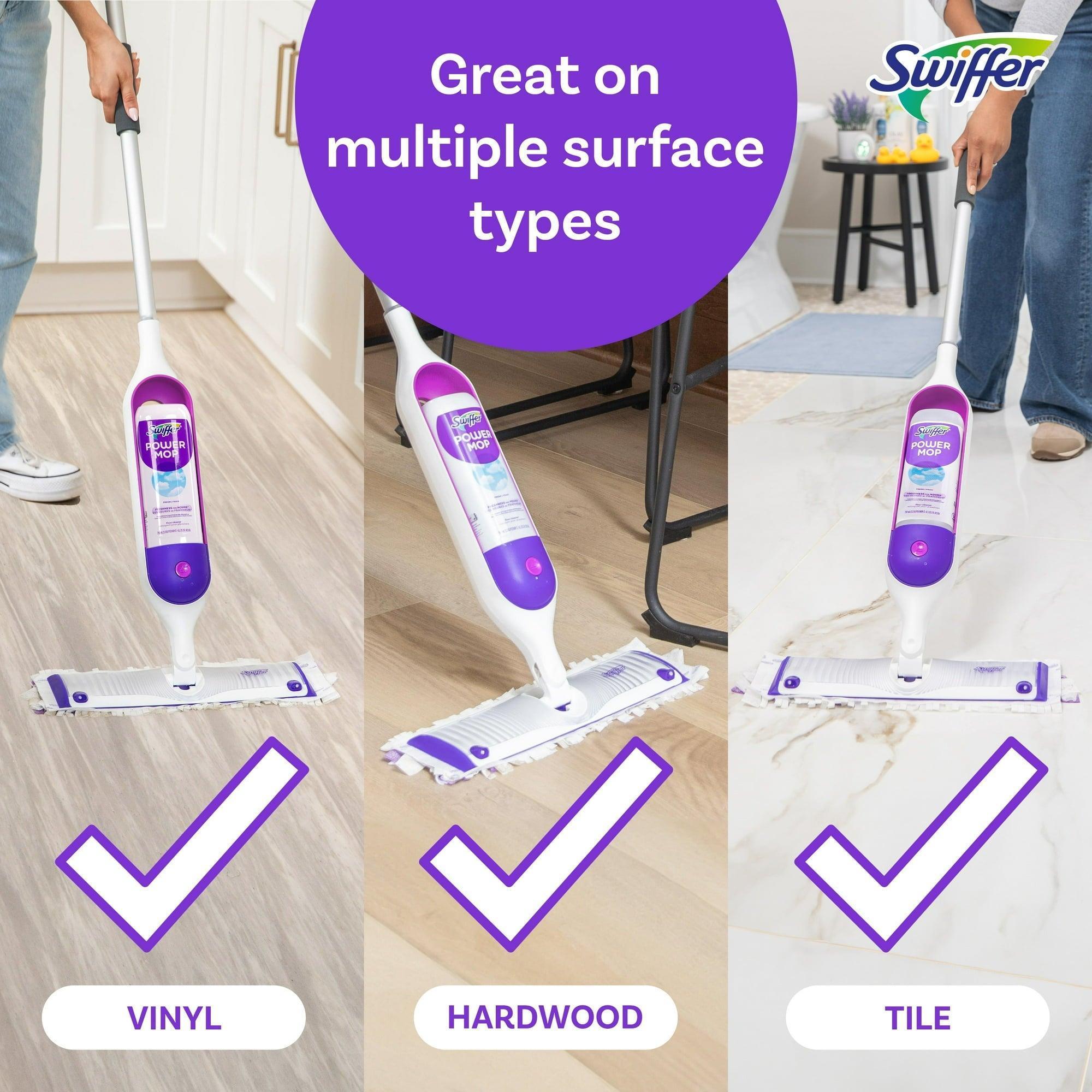 Swiffer Power Mop Starter Kit Floor Cleaner - ClubOn
