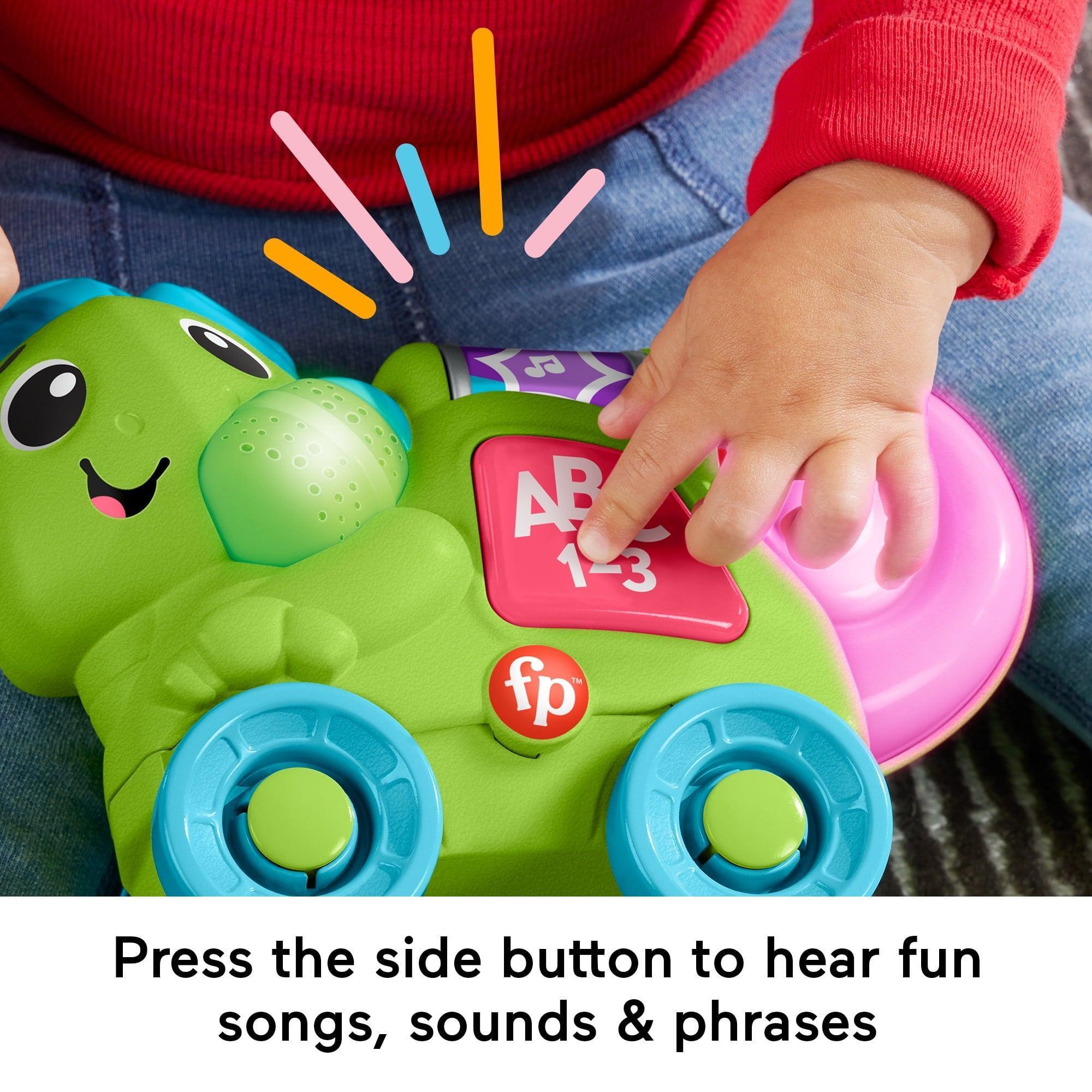 Fisher-Price Link Squad Crawl ‘n Colors Chameleon Learning Toy with Music & Lights – Infant 9+ Months - ClubOn