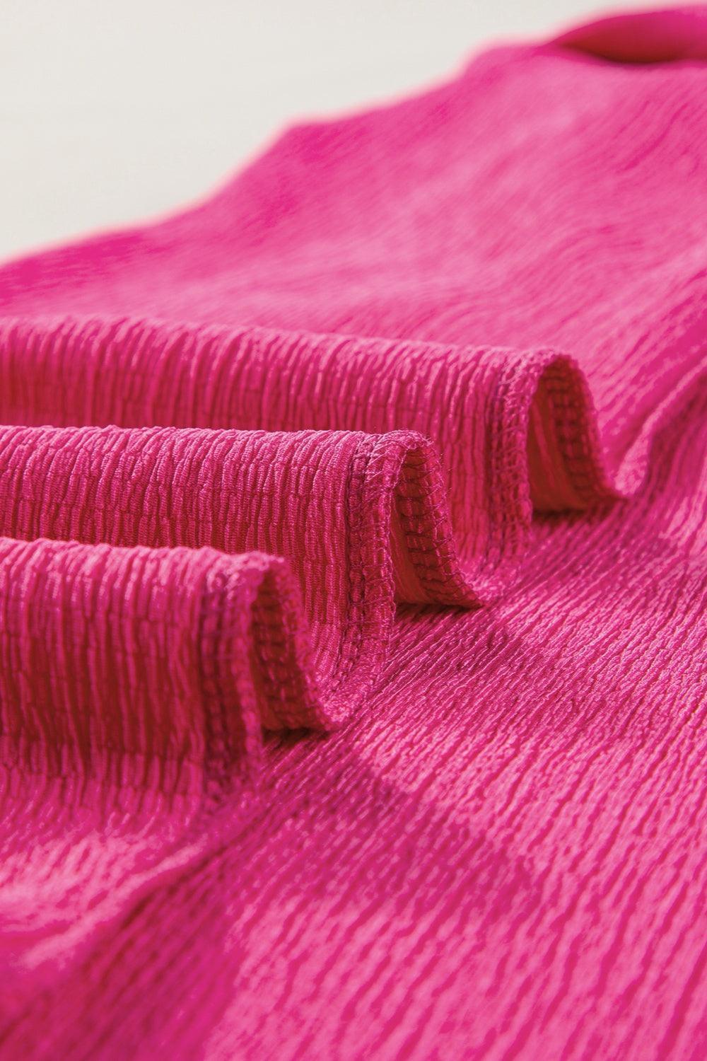 Plus Size V-Neck Short Sleeve Top - ClubOn