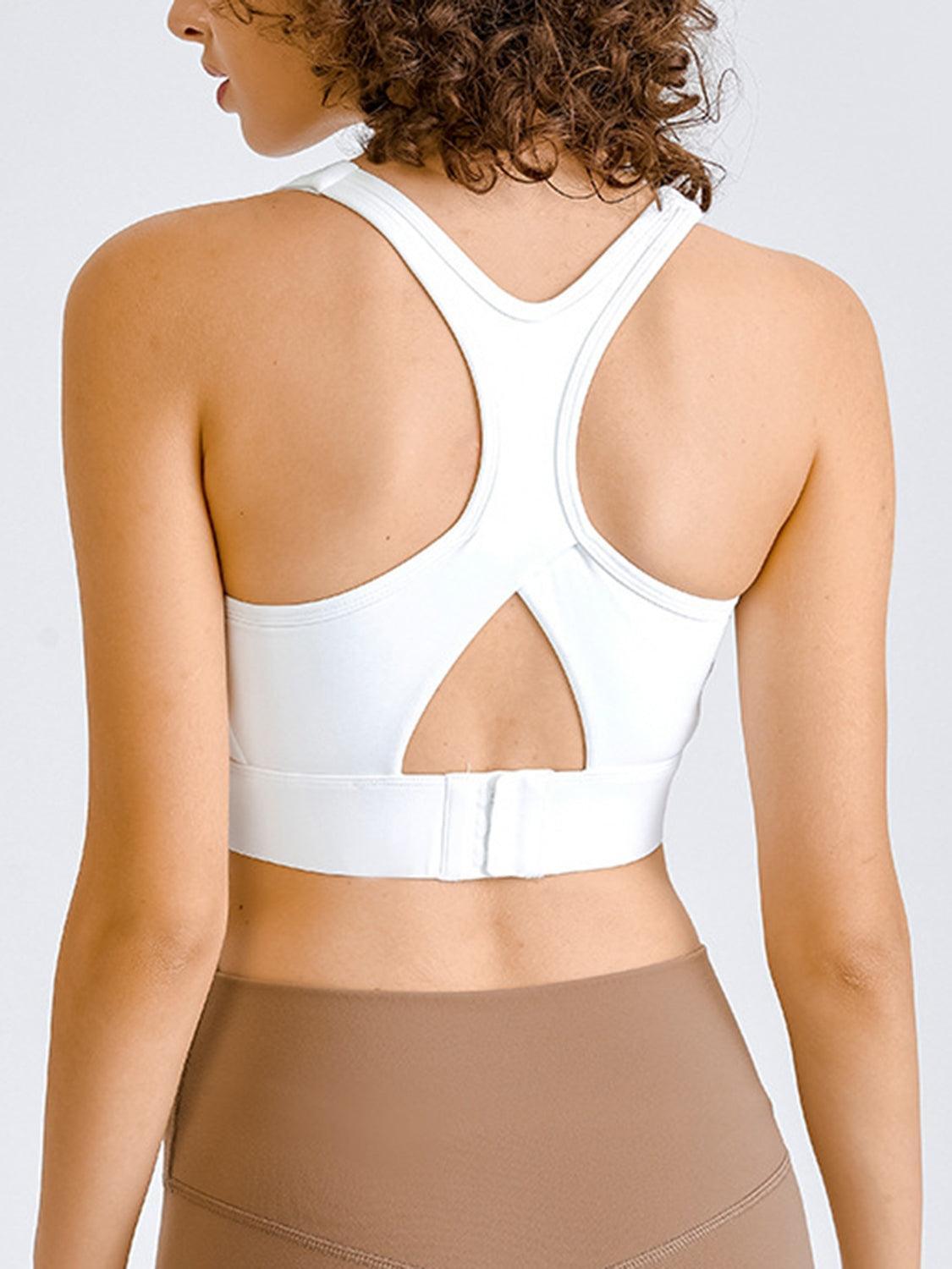 Millennia Double Take Square Neck Racerback Cropped Tank - ClubOn