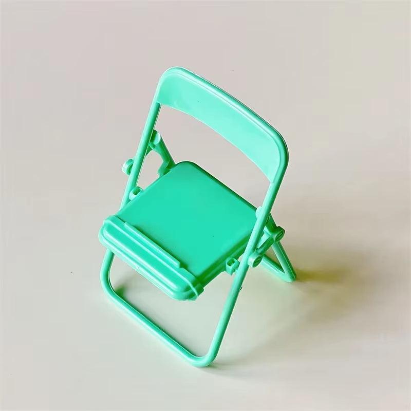 Mini Chair Phone Stand - Creative Foldable Design for Desktop - ClubOn