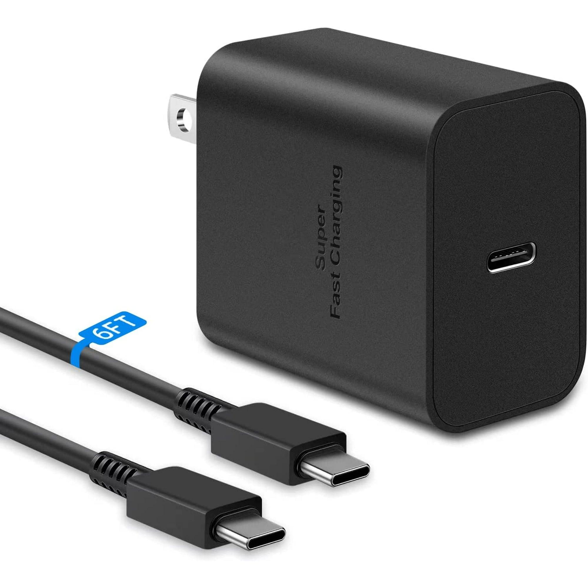 45W Samsung USB C Super Fast Charger – 6FT Type C Cable, Fast Charging Android Phone Charger Block for Galaxy S24 Ultra/S23/S22/S21 - ClubOn