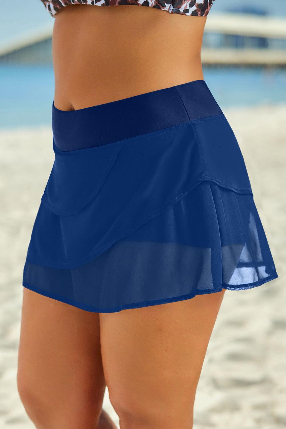 Elastic Waist Swim Skirt - ClubOn