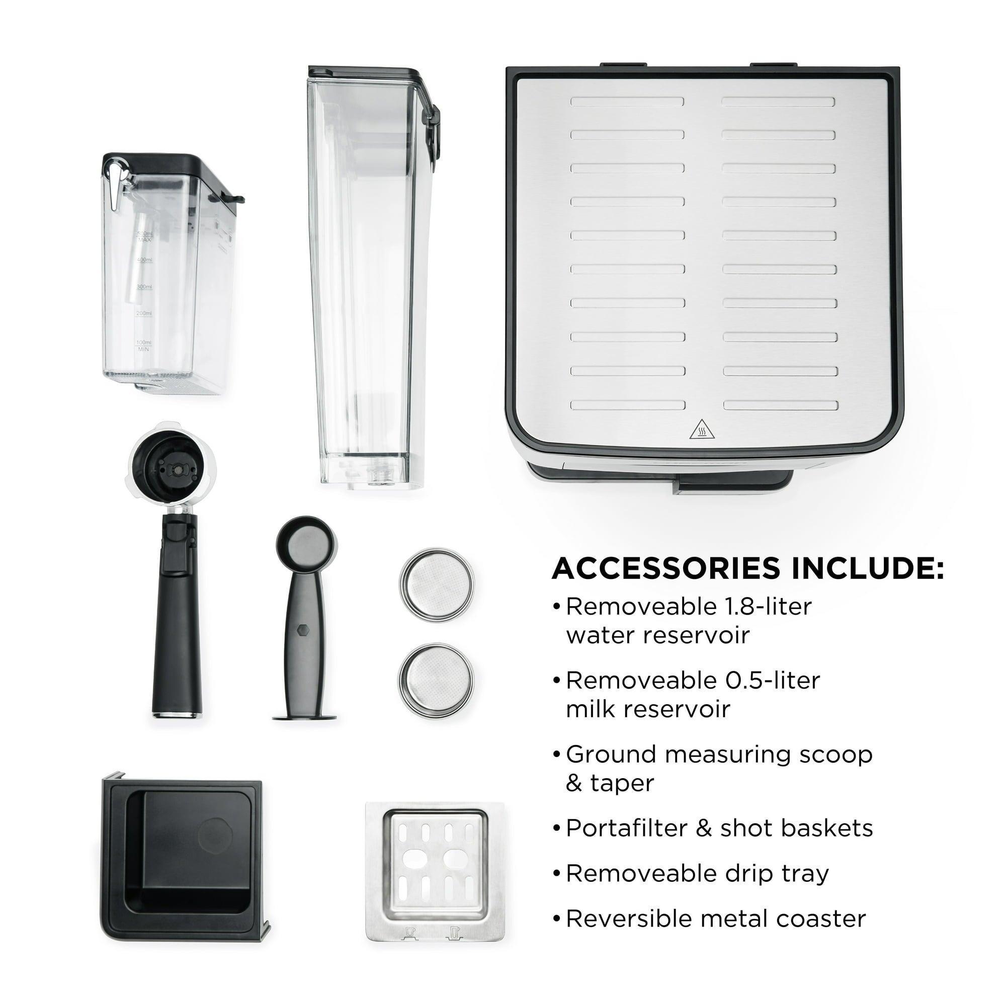 Chefman 1.8L Barista Pro Espresso Machine – Stainless Steel - ClubOn