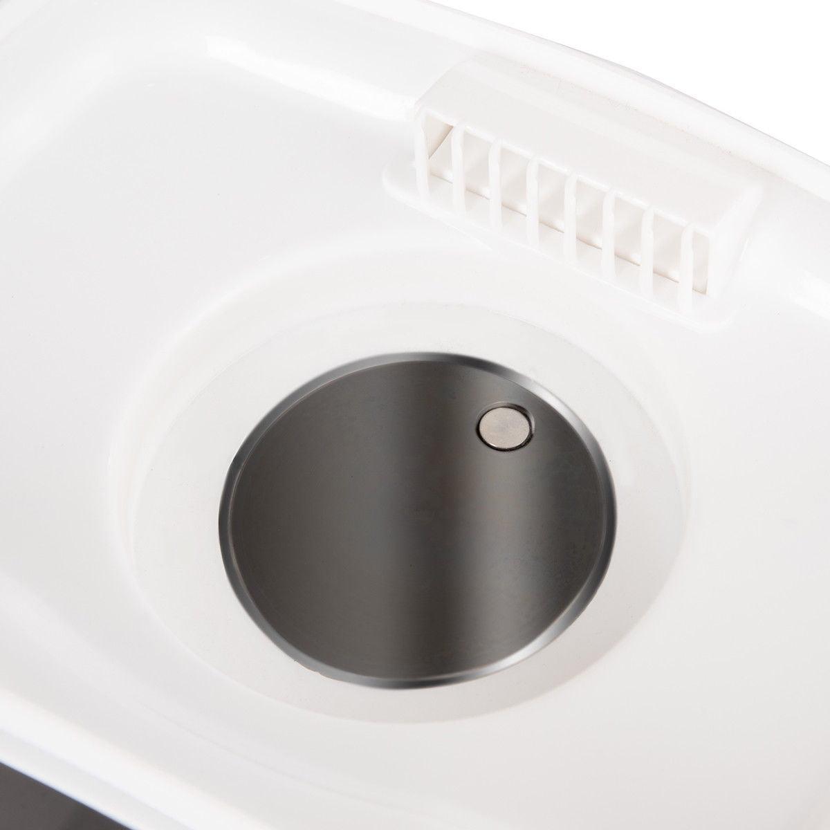 Costway Baby Bottle Electric Steam Sterilizer & Dryer, Milk Warmer with LED Monitor, White - ClubOn