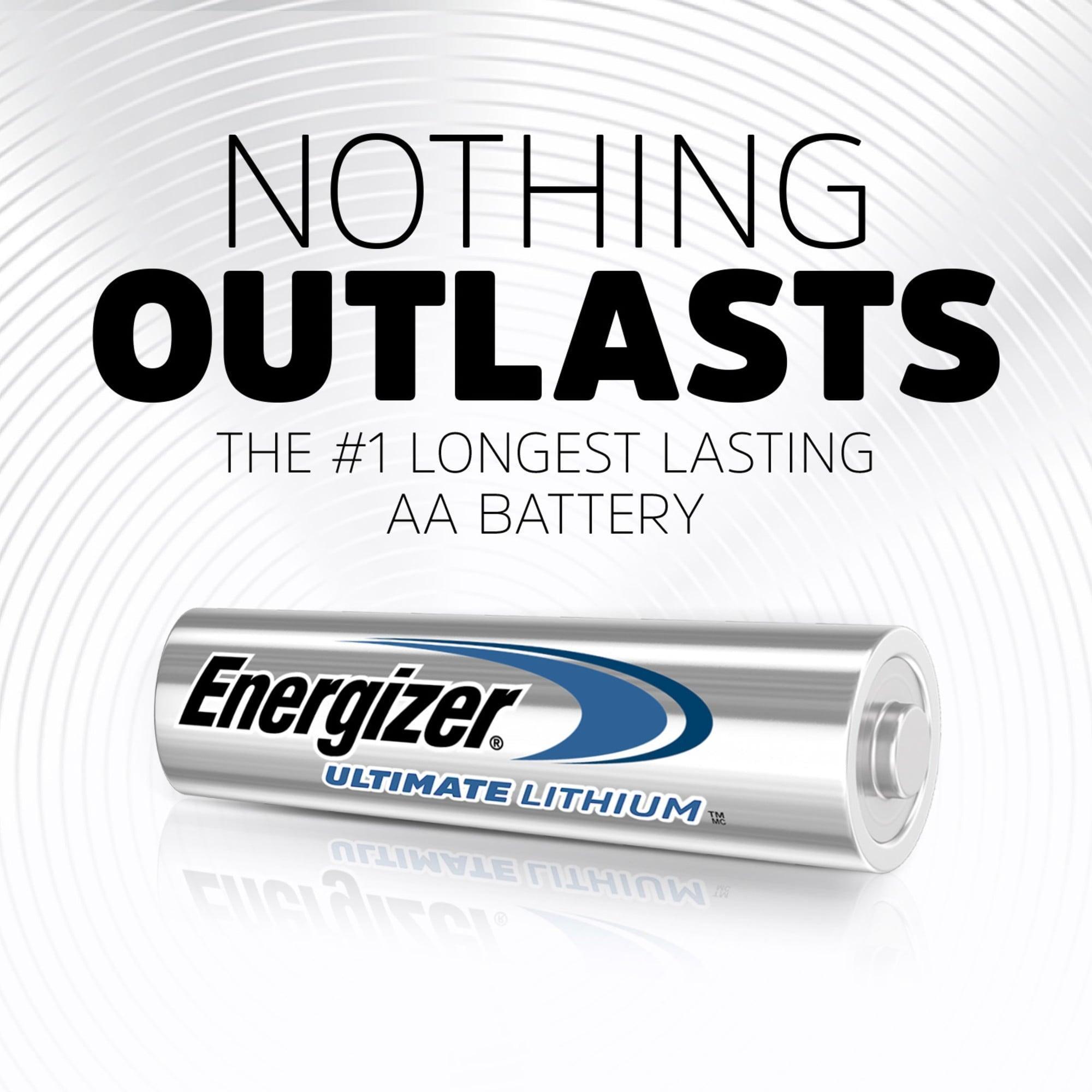 Energizer Ultimate Lithium AA Batteries (4 Pack) – Long-Lasting Power for High-Tech Devices - ClubOn