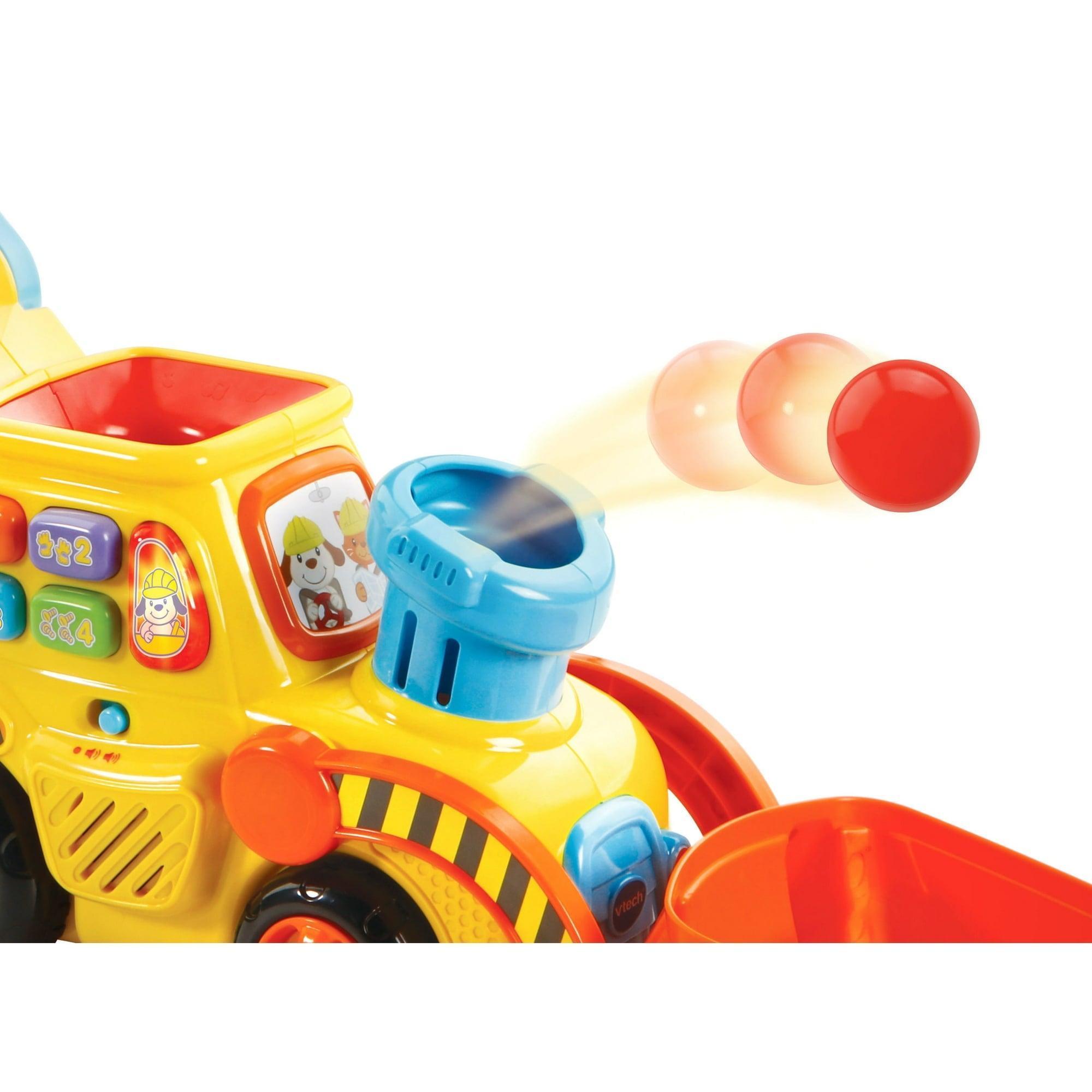 VTech Pop-a-Balls Push & Pop Bulldozer with Accessories, Baby and Toddler Toy - ClubOn