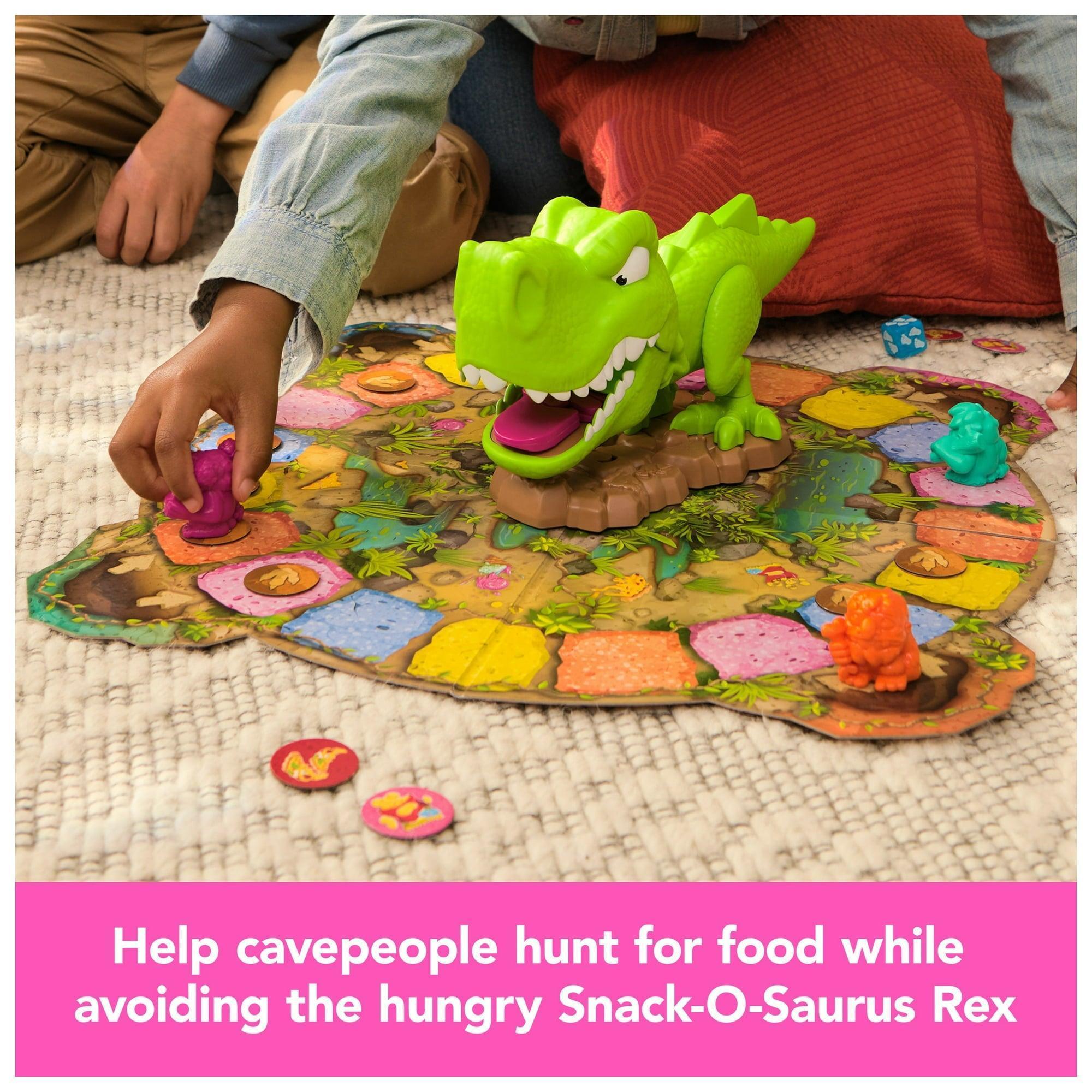 Spin Master Games Snack-O-Saurus Rex – Interactive Dinosaur Board Game for Kids Ages 5 & Up - ClubOn