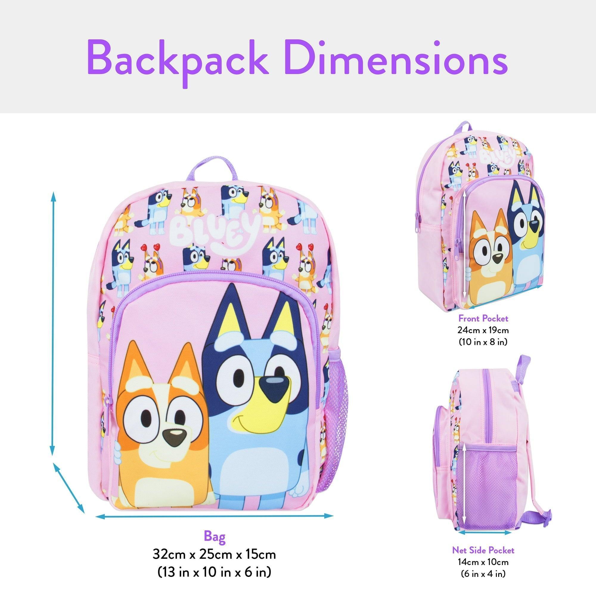 Bluey Toddler Girls Backpack, Pink, One Size - ClubOn