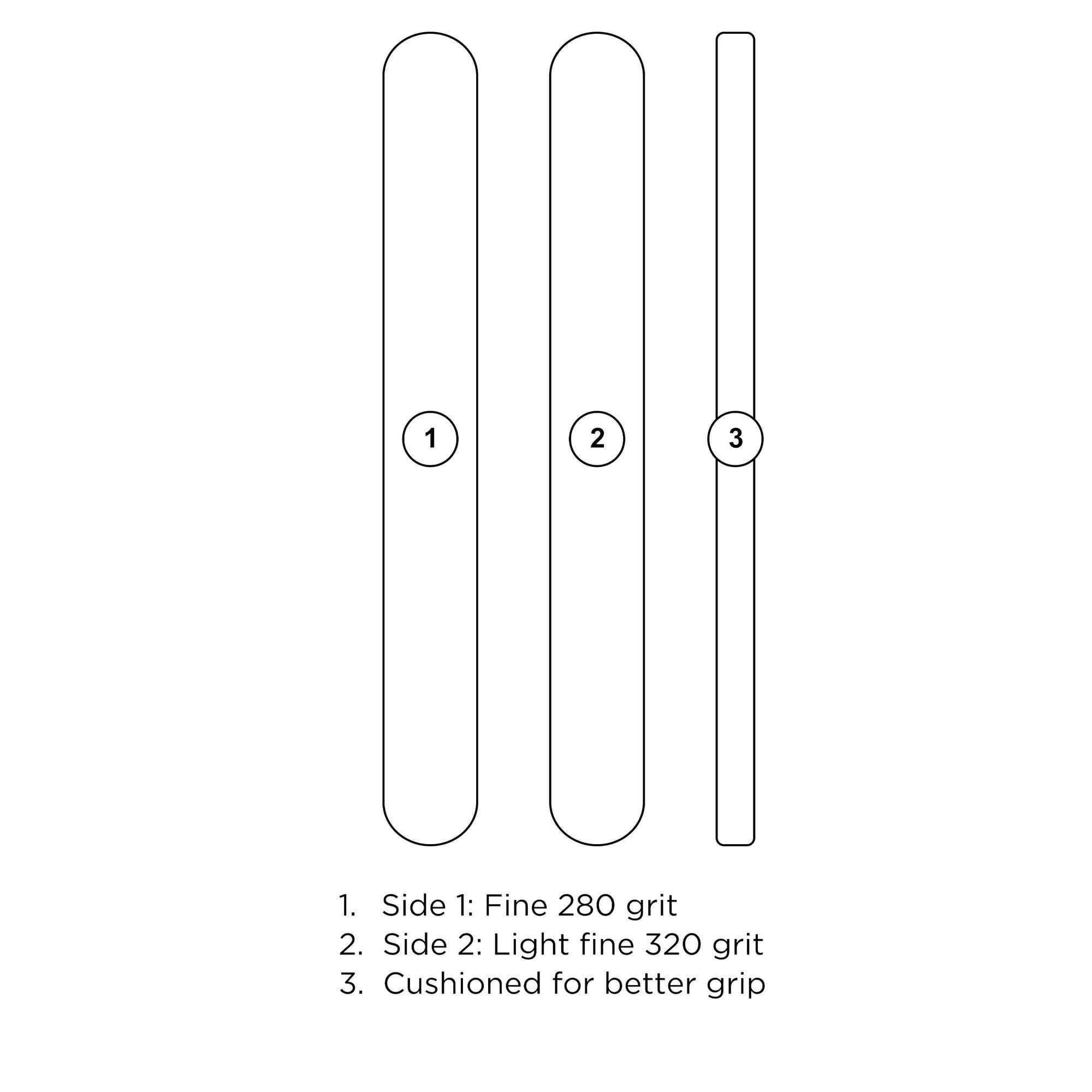 Equate Salon Boards Nail Files, Fine & Light Fine Grit, Pink, 2 Pieces - ClubOn