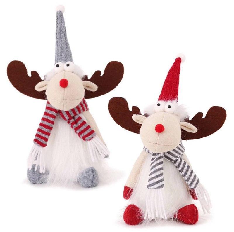 Cute Christmas Deer Dolls - Festive Home Decorations - ClubOn