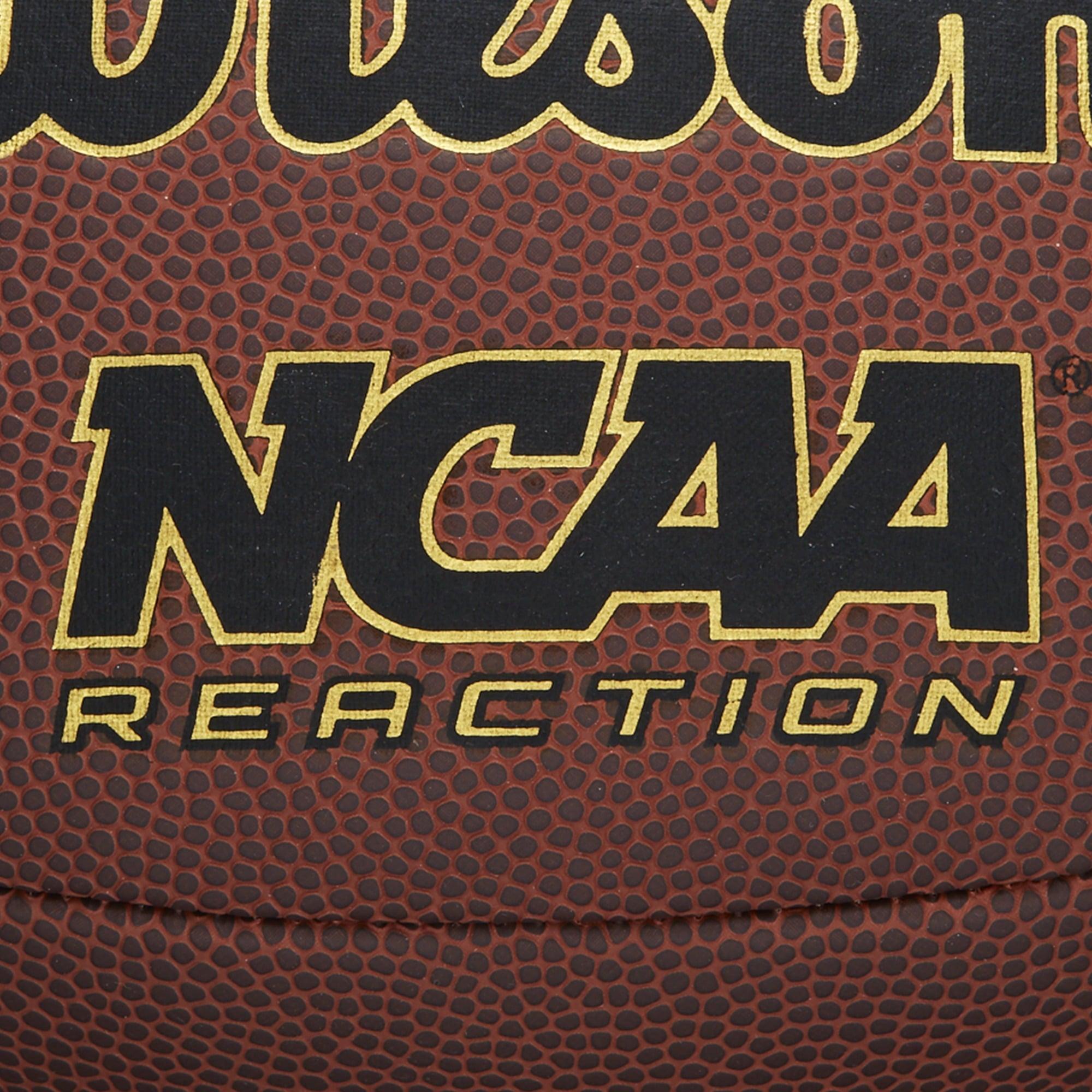 Wilson NCAA Reaction Composite Football, Official Size (Ages 14+), Brown - ClubOn