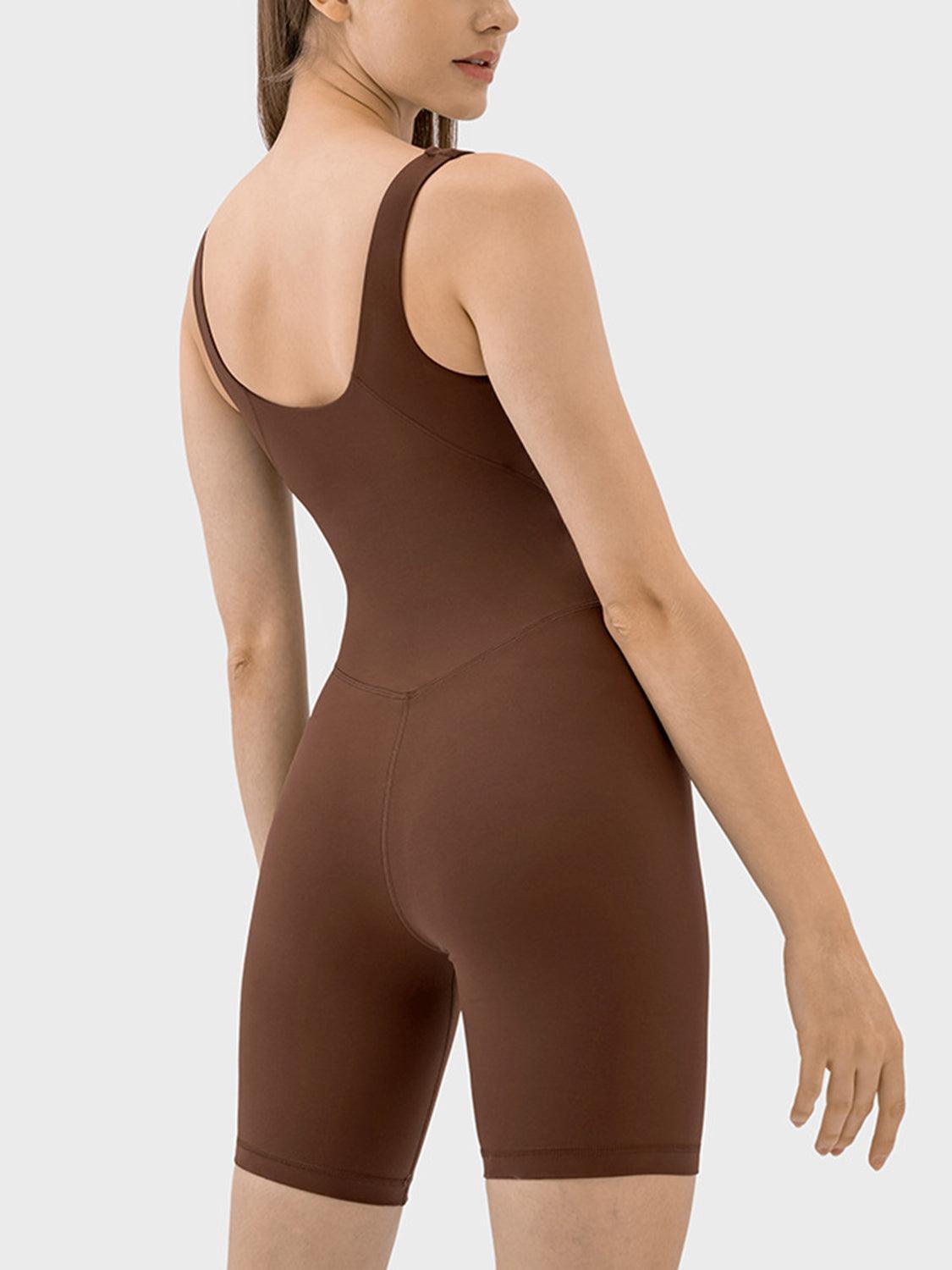 Millennia Wide Strap Active Romper - ClubOn