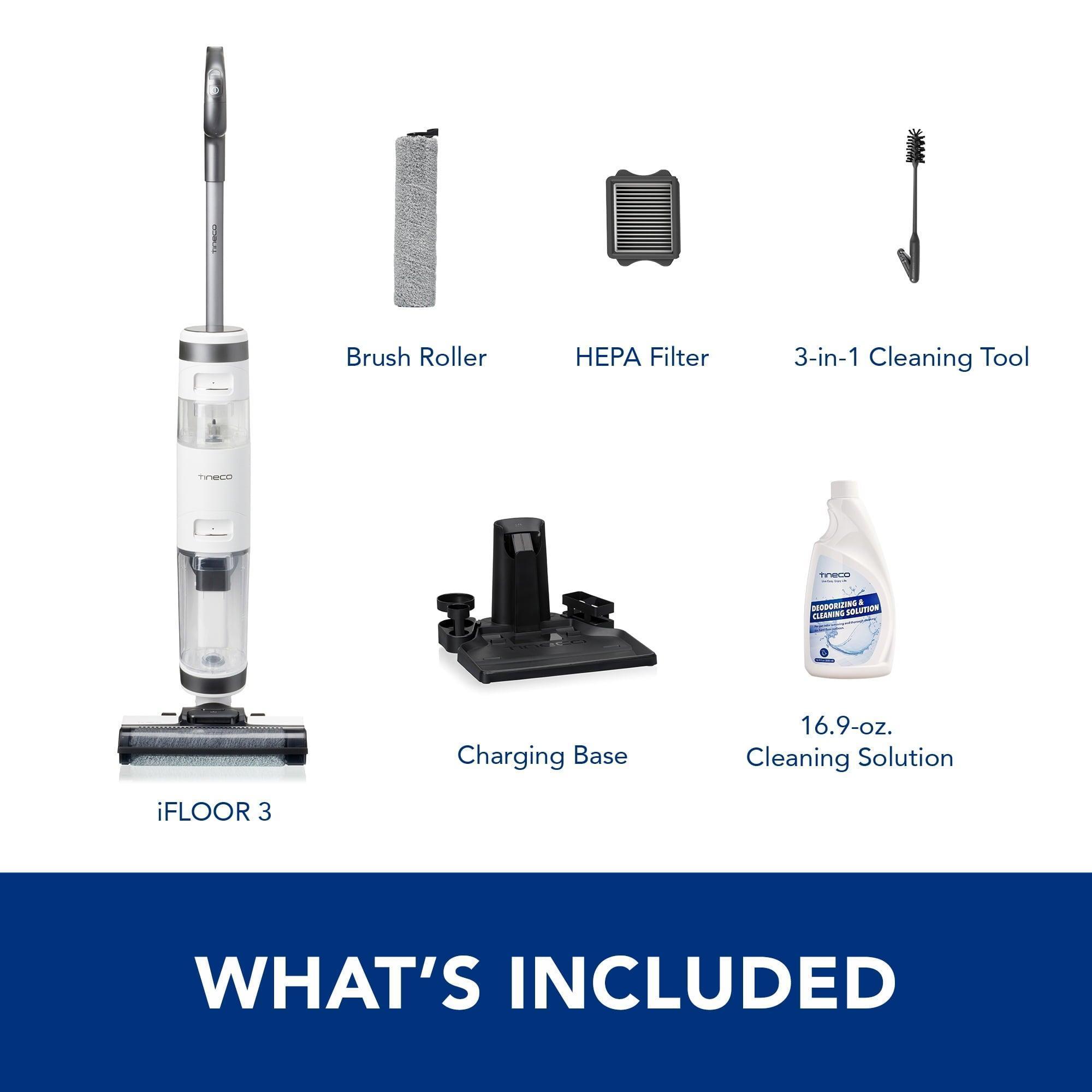 Tineco iFloor3 Cordless Wet Dry Vacuum / Mop, Multi-Surface Floor Washer with LED Display | 2-in-1 Cleaning - ClubOn