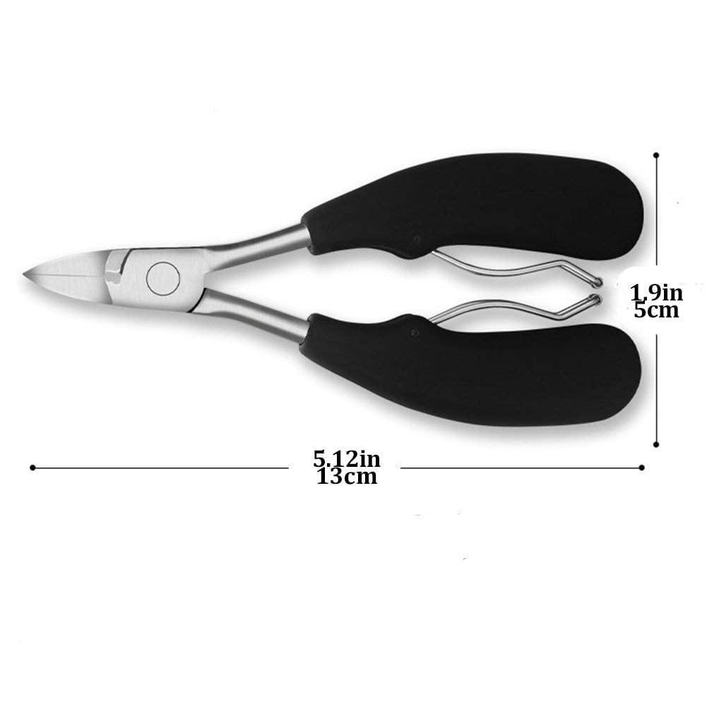 Toe Nail Clippers for Thick Nails & Ingrown Toenails - Heavy Duty Nail Nipper, Large Size, Ideal for Seniors - ClubOn