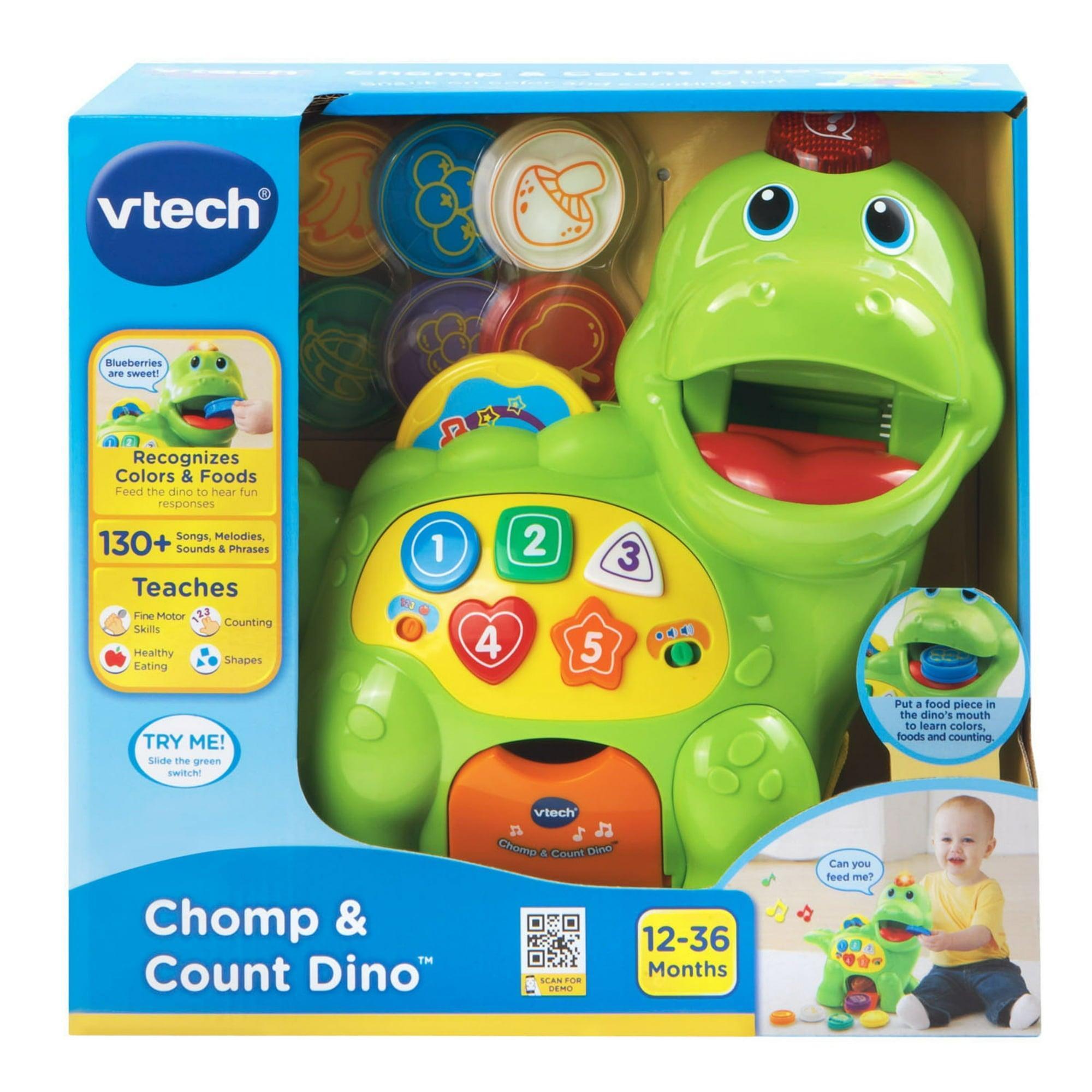 VTech Count and Chomp Dino Electronic Pets with Accessories, Baby & Toddler Toys - ClubOn