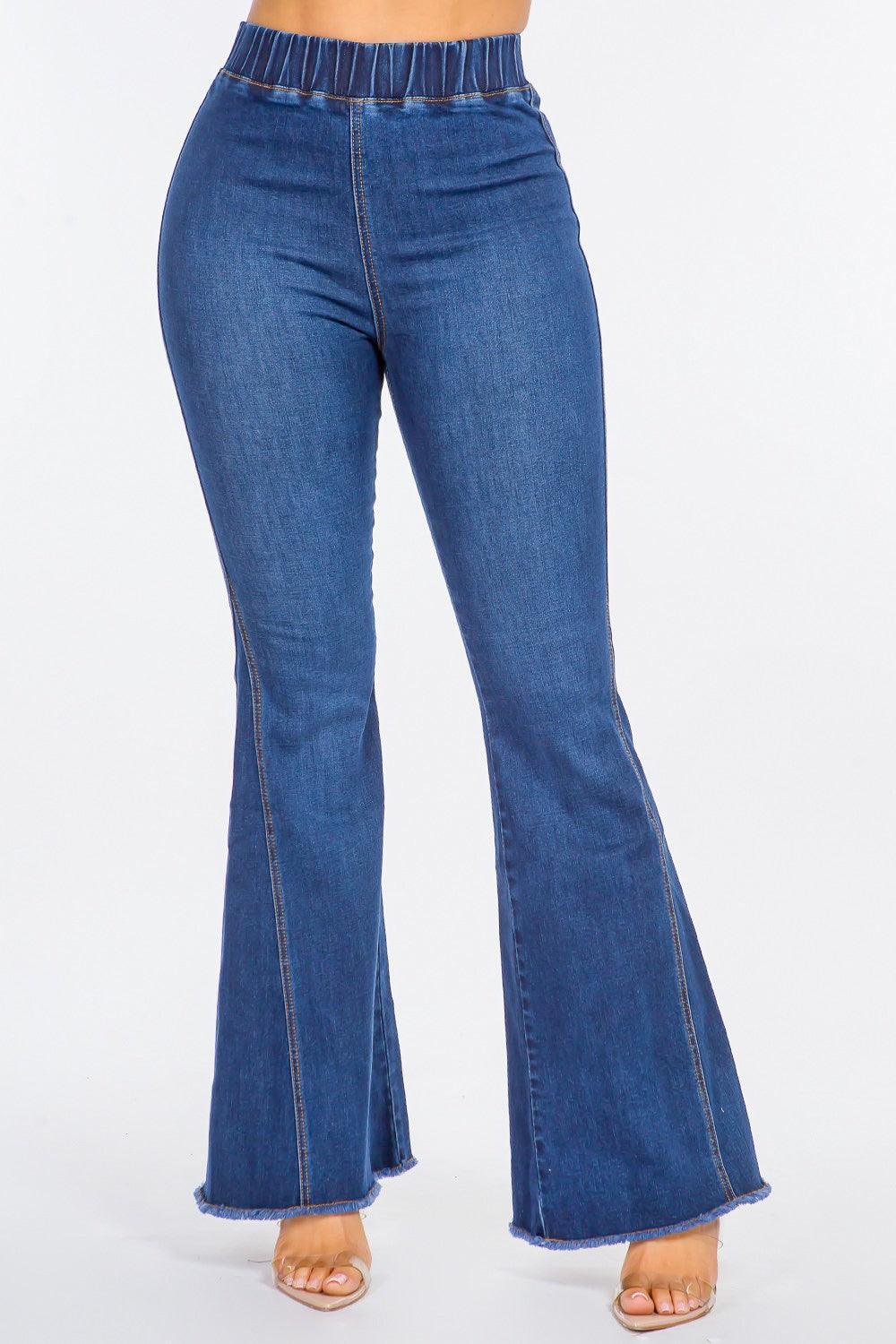 American Bazi High Waist Curvy Flare Jeans - ClubOn
