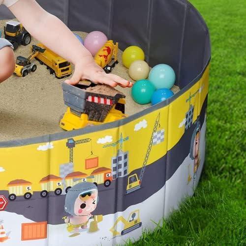 Children’s Indoor Sandbox Set - Home Edition with Fence - ClubOn
