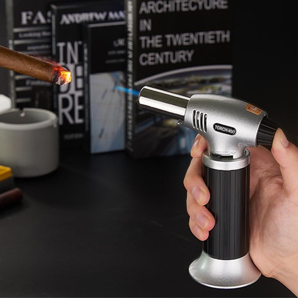Culinary Butane Torch Lighter – Kitchen Blow Torch with Safety Lock & Adjustable Flame, Refillable Cooking Torch for Crème Brûlée & Baking - ClubOn