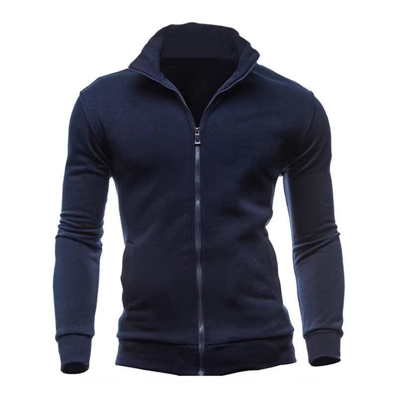 Men's Slim Fit Hooded Zipper Jacket - Thicken Warm Hoodie Coat - ClubOn