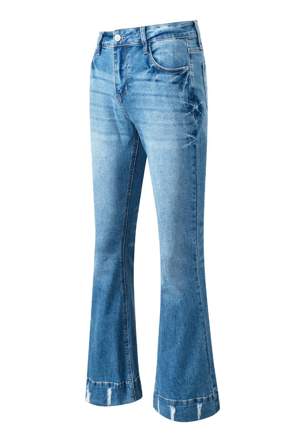 Cat's Whisker Bootcut Jeans with Pockets - ClubOn