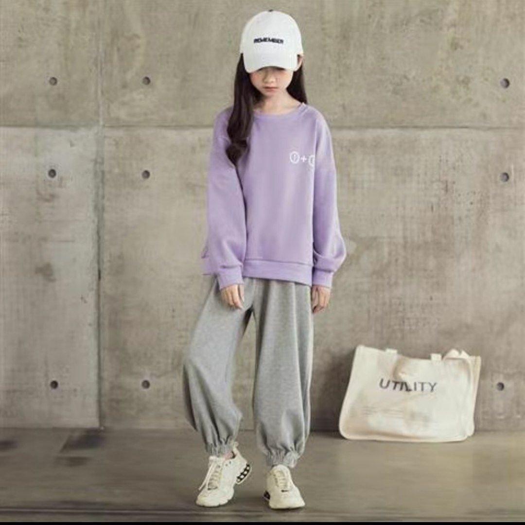 Girls' Sports Suit – Autumn Sweater Set for Big Kids - ClubOn