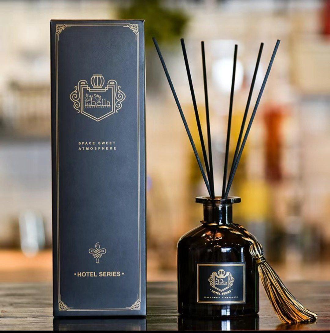 Luxury Reed Diffuser Set – Black Scented Home & Hotel Fragrance - ClubOn