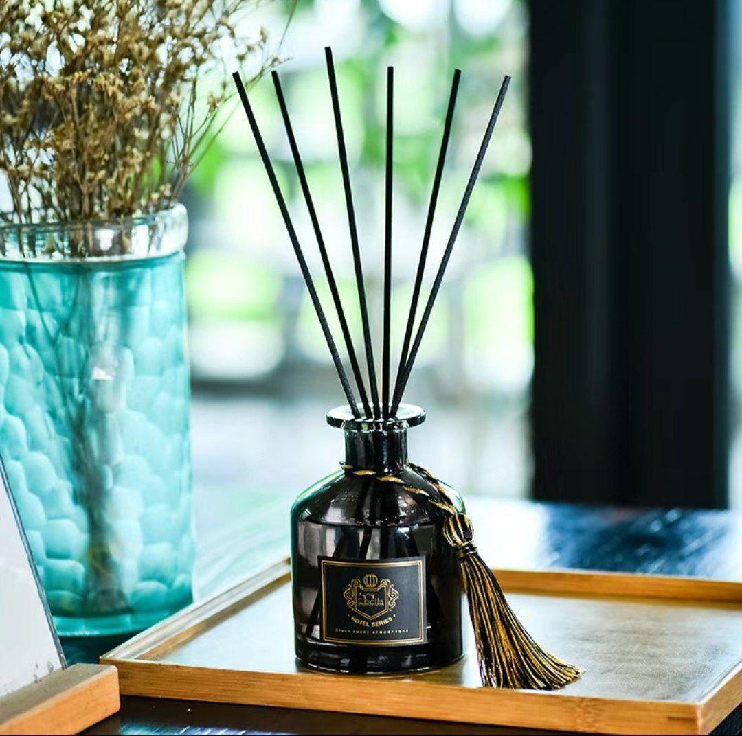 Luxury Reed Diffuser Set – Black Scented Home & Hotel Fragrance - ClubOn