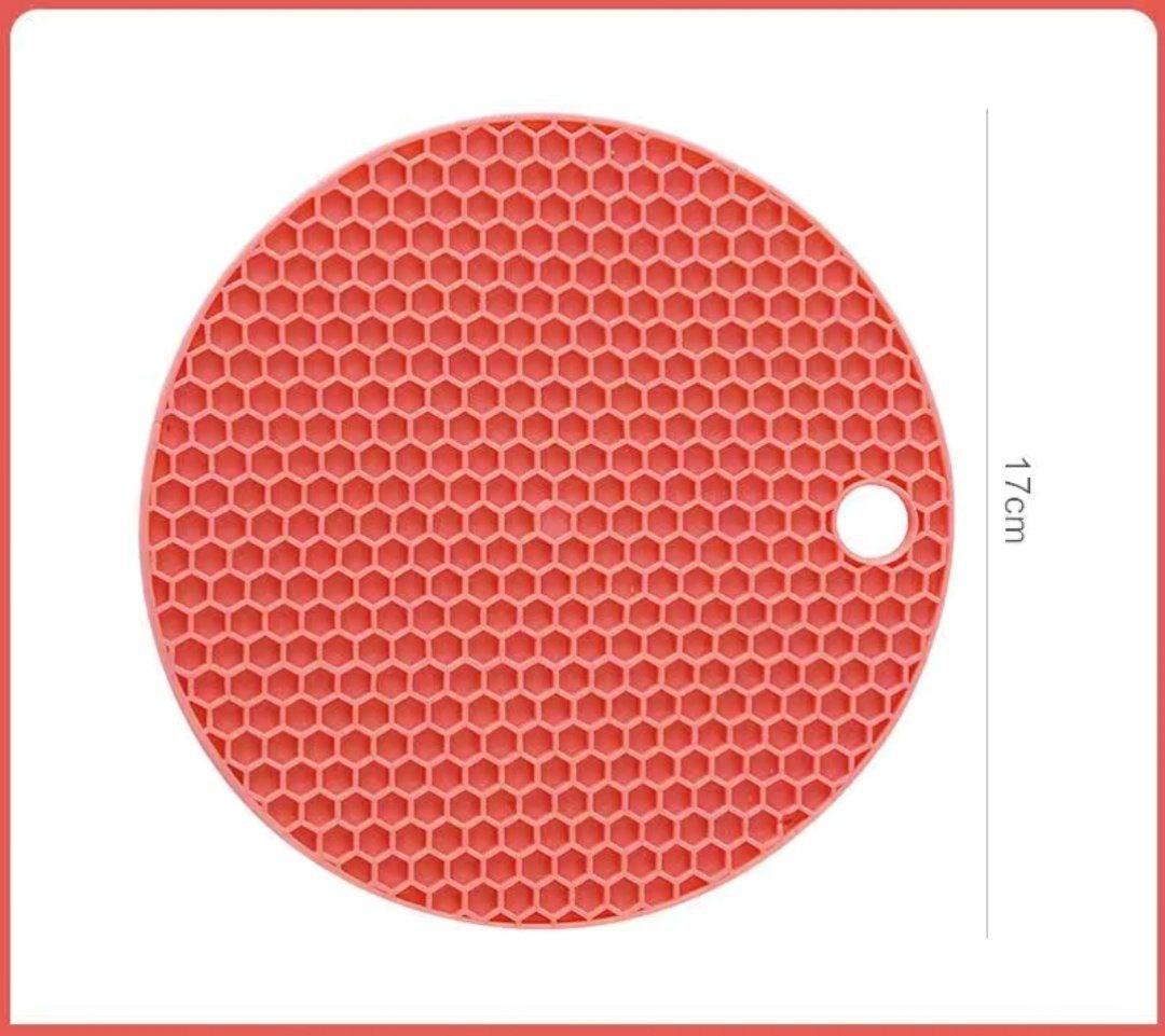 Round Heat Resistant Silicone Mat – Non-Slip Drink Coaster & Pot Holder - ClubOn
