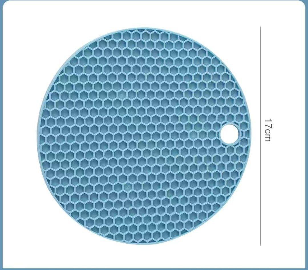 Round Heat Resistant Silicone Mat – Non-Slip Drink Coaster & Pot Holder - ClubOn