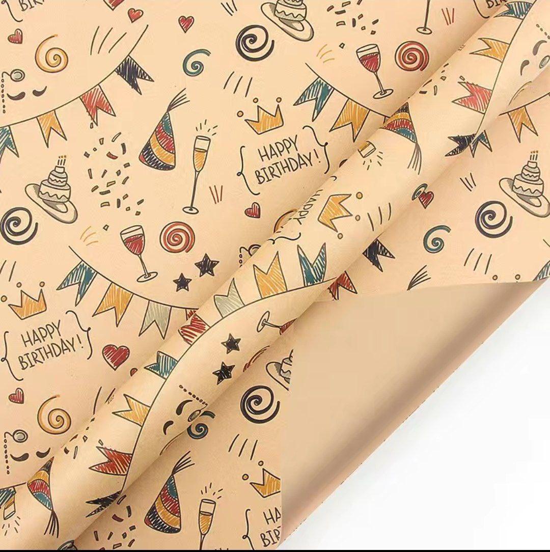 Gift Box Wrapping Paper – Birthday Craft Papers & Packaging - ClubOn