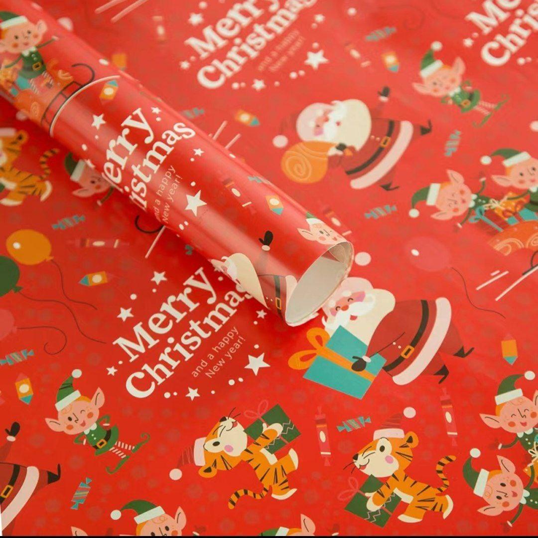 Christmas Gift Wrapping Paper – Festive Holiday & Birthday Wrap - ClubOn