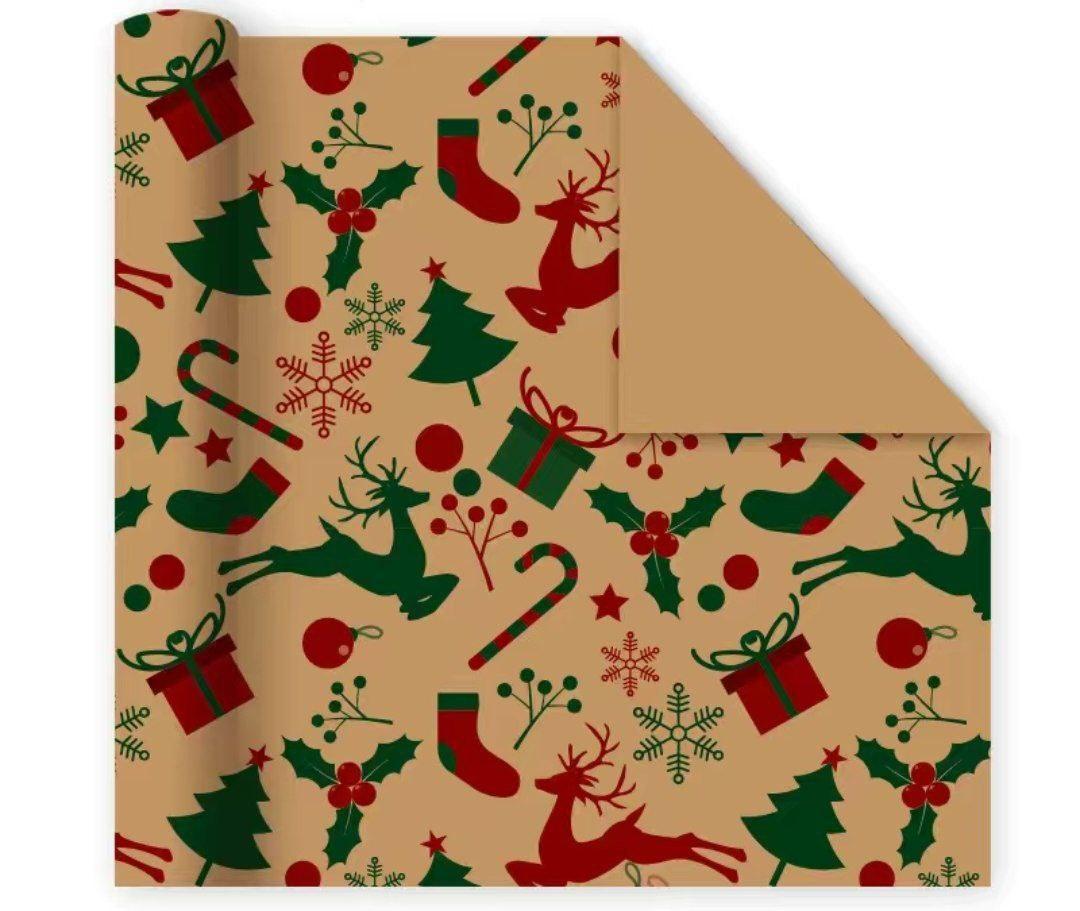 5PCS Christmas Wrapping Paper – Festive Gift Packaging Set - ClubOn