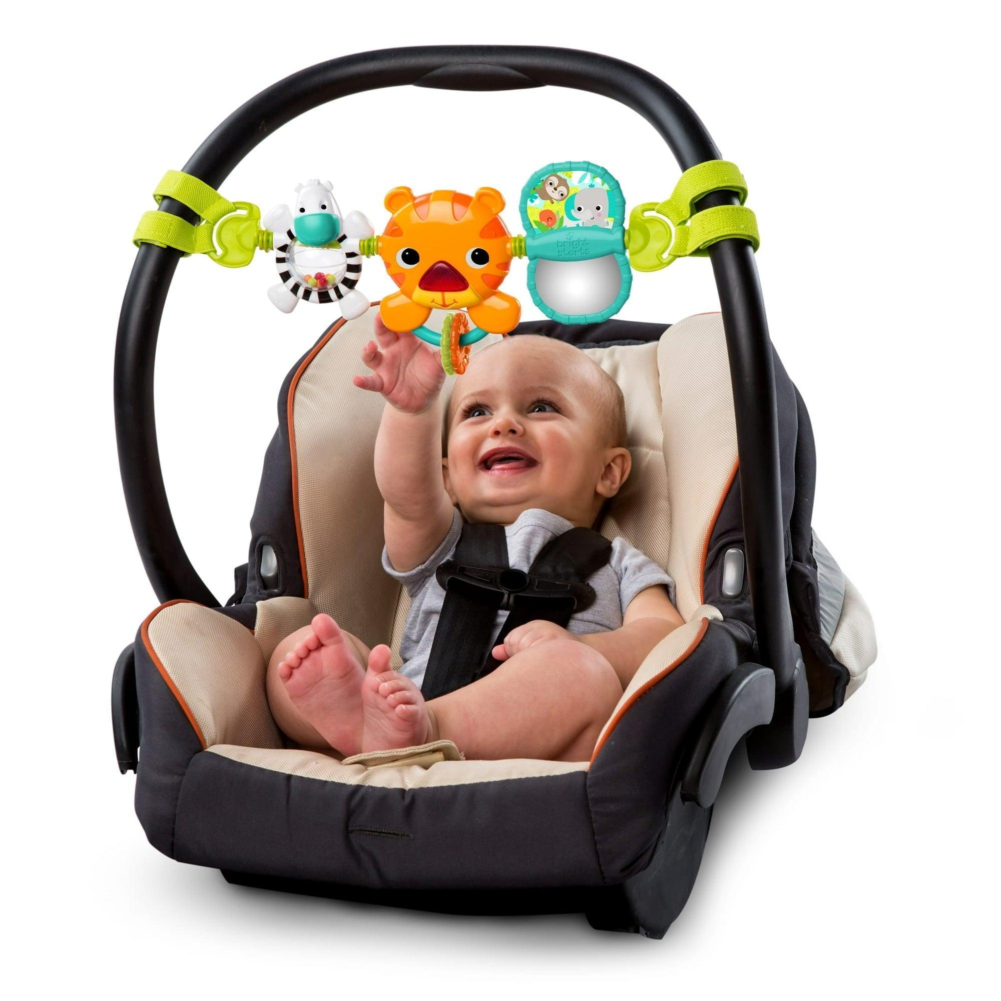 Bright Starts Take Along Musical Carrier Activity Toy Bar, Newborn + - ClubOn