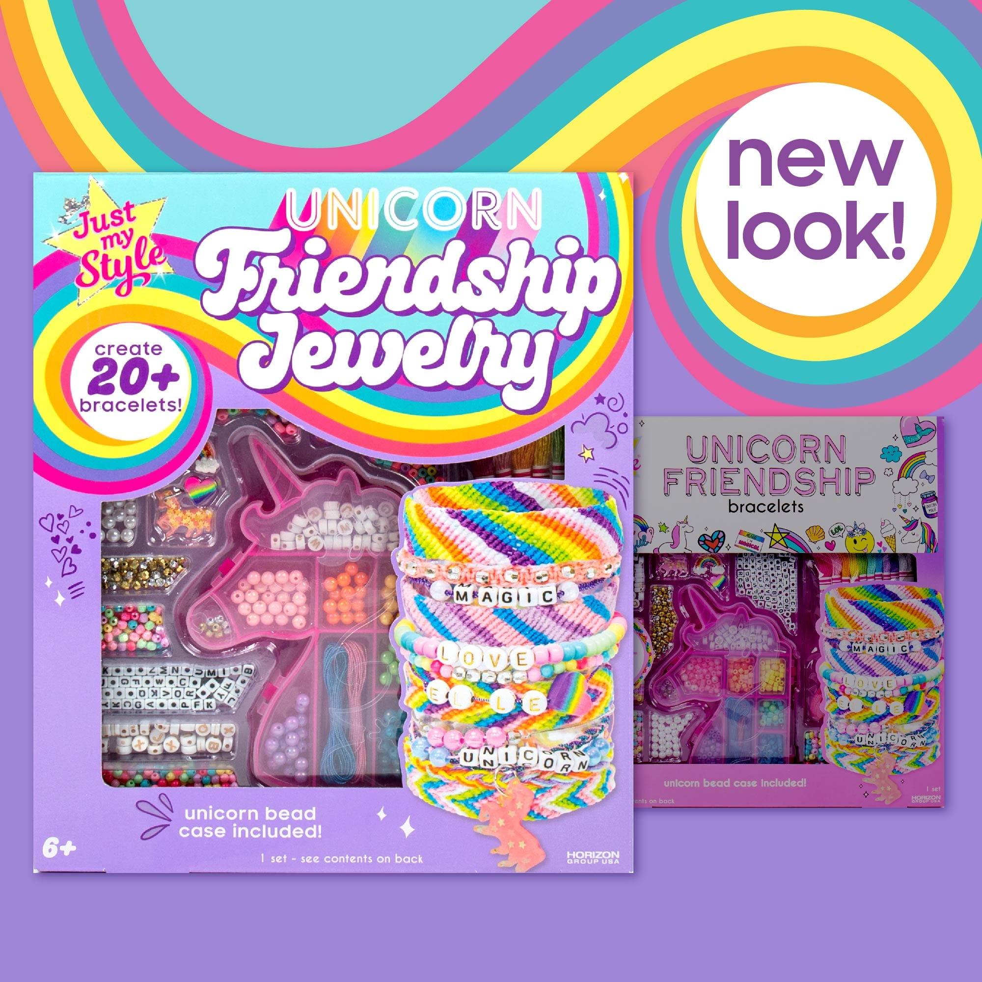 Just My Style Unicorn Friendship Bracelet Making Kit, Ages 6+ - ClubOn