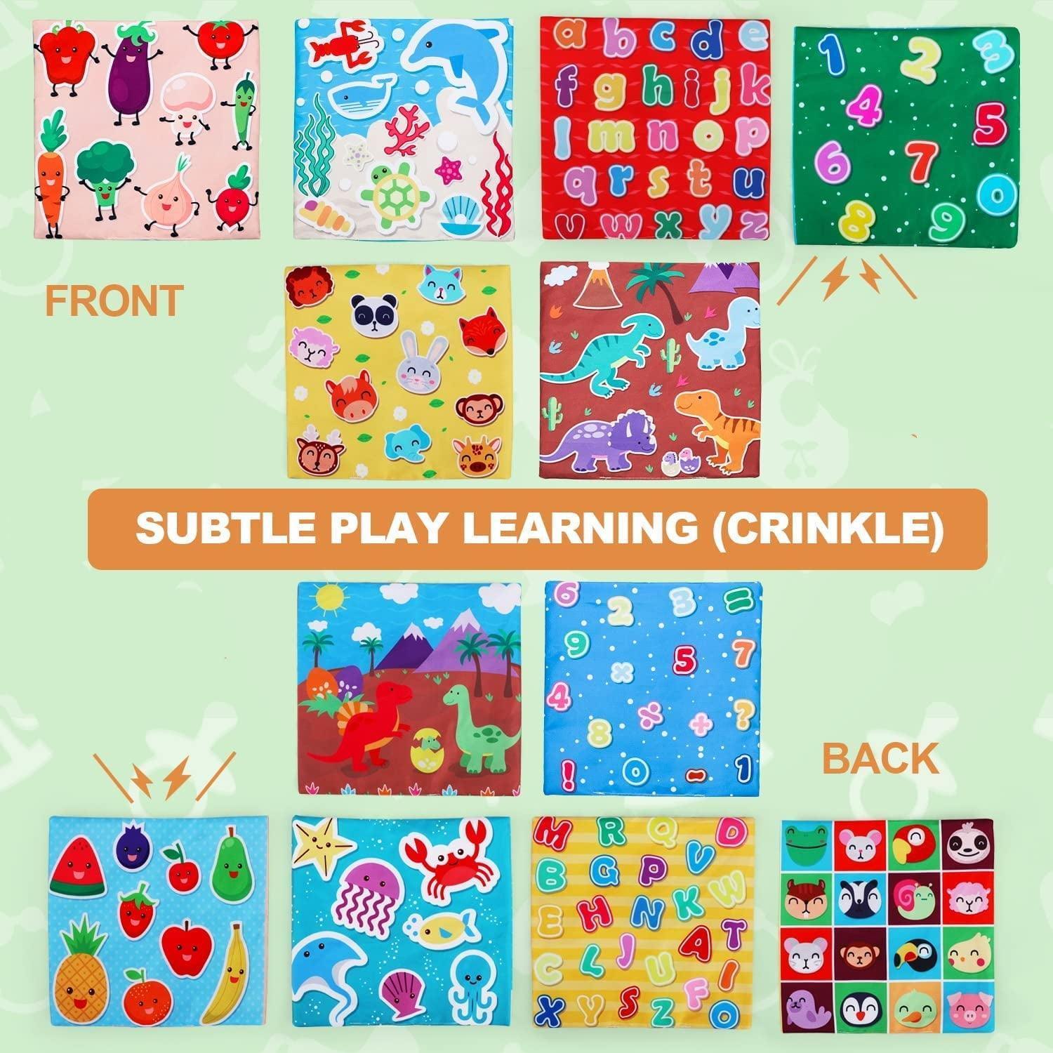 TOY Life Baby Tissue Box Toy, Montessori Sensory Toys for 6-12 Months, Early Learning Baby Gifts - ClubOn