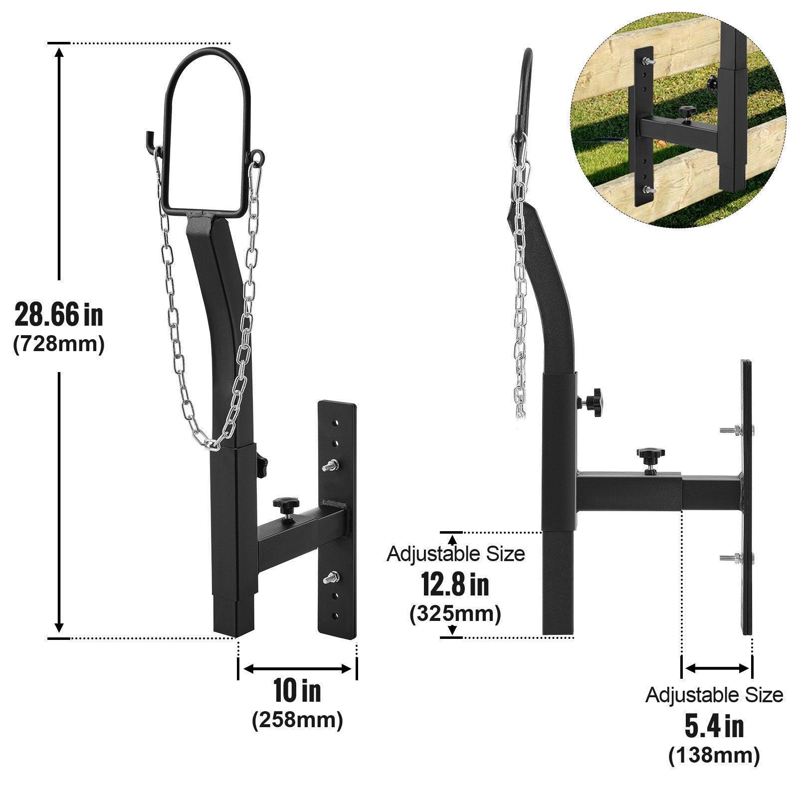 SKYSHALO Animal Grooming Platform – Adjustable Sheep & Goat Stand with Nose Loop for Milking & Shearing (9.37-12.8 in Height) - ClubOn