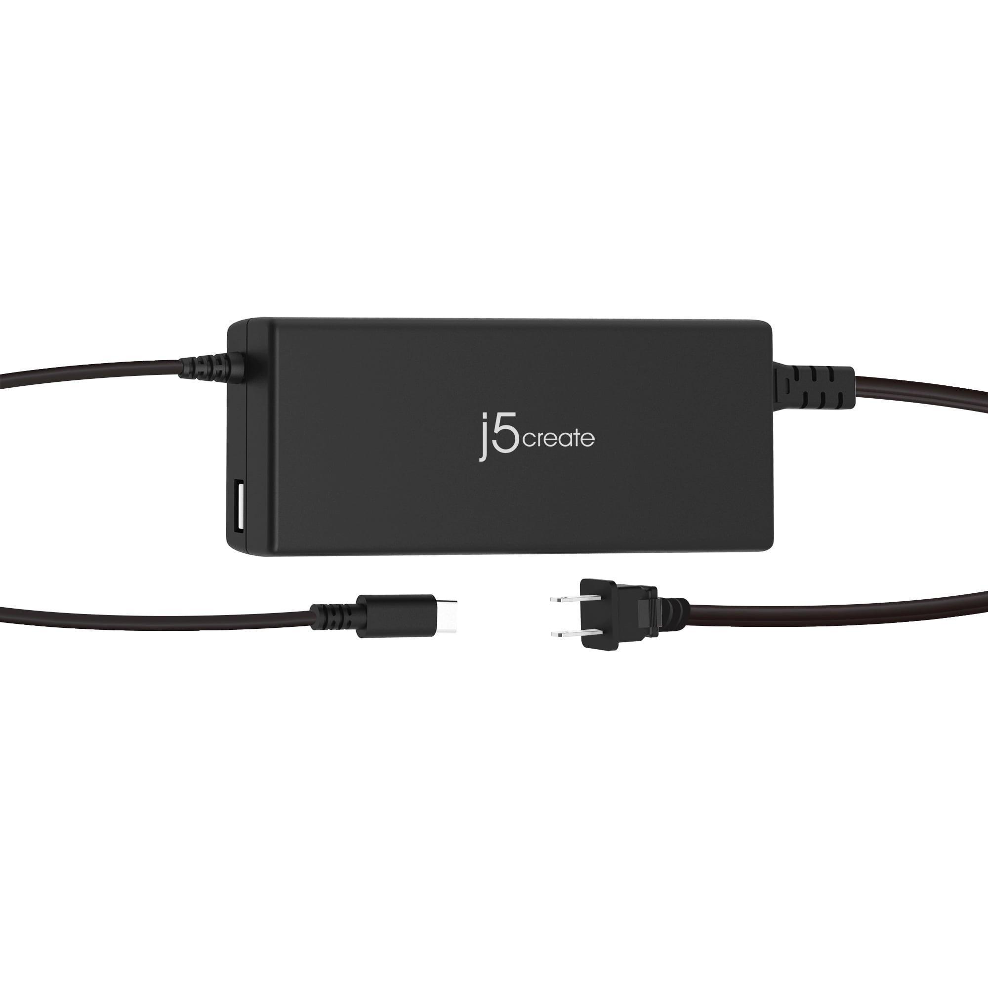 j5create 100W USB-C Super Charger, Type-A Port for MacBook, Switch, iPad, Android, USB-C Laptops (JUP2290) - ClubOn